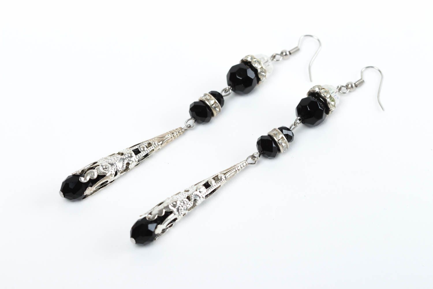 Handmade jewelry designer accessory unusual earrings for girls gift ideas photo 2