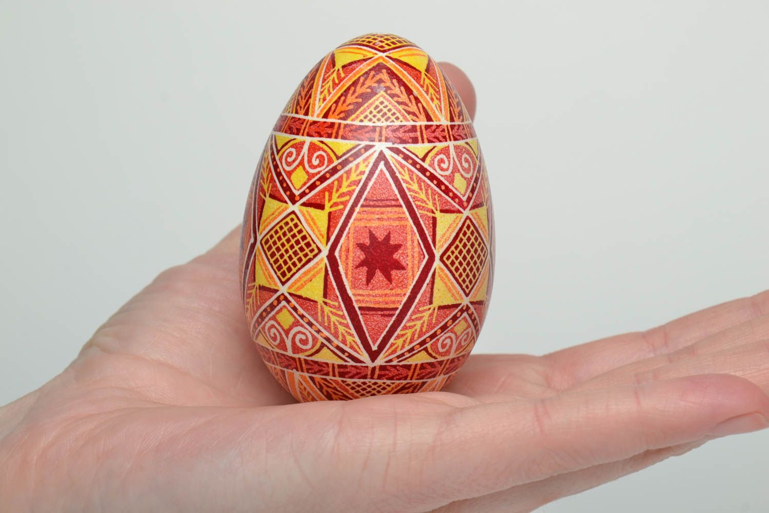 Beautiful traditional egg with painting photo 4