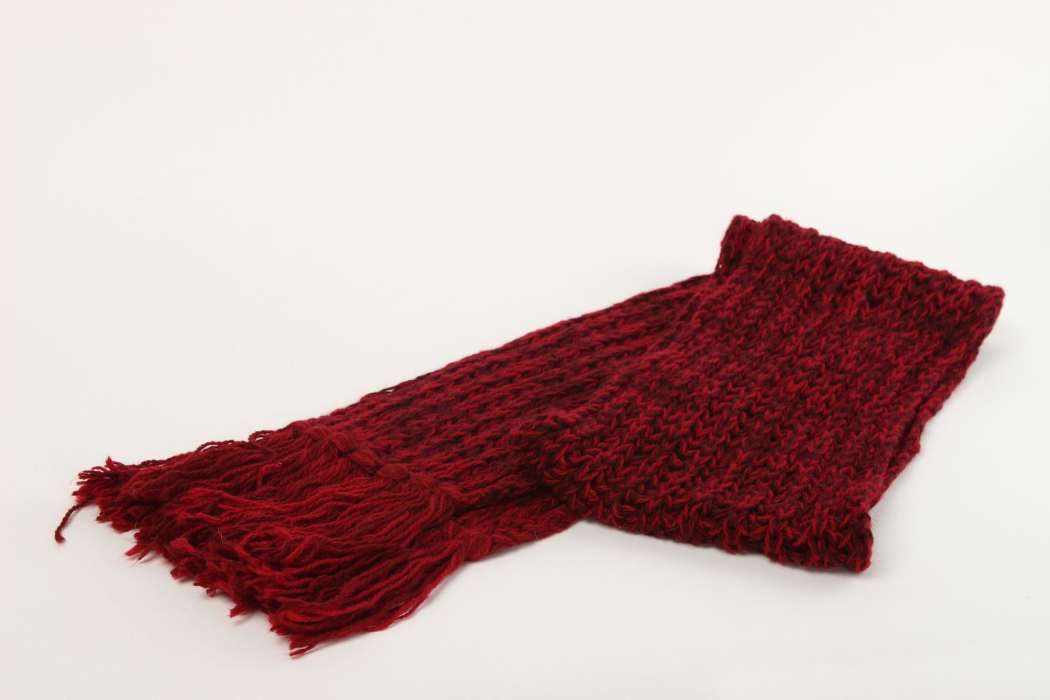Bufanda para mujer hecha a mano prenda tejida de lana accesorio de moda foto 4