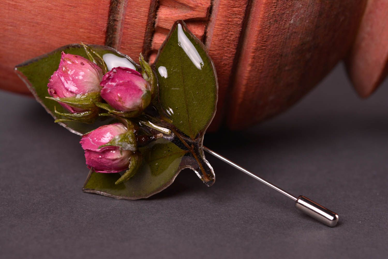 Beautiful handmade brooch jewelry flower brooch pin fashion accessories photo 1