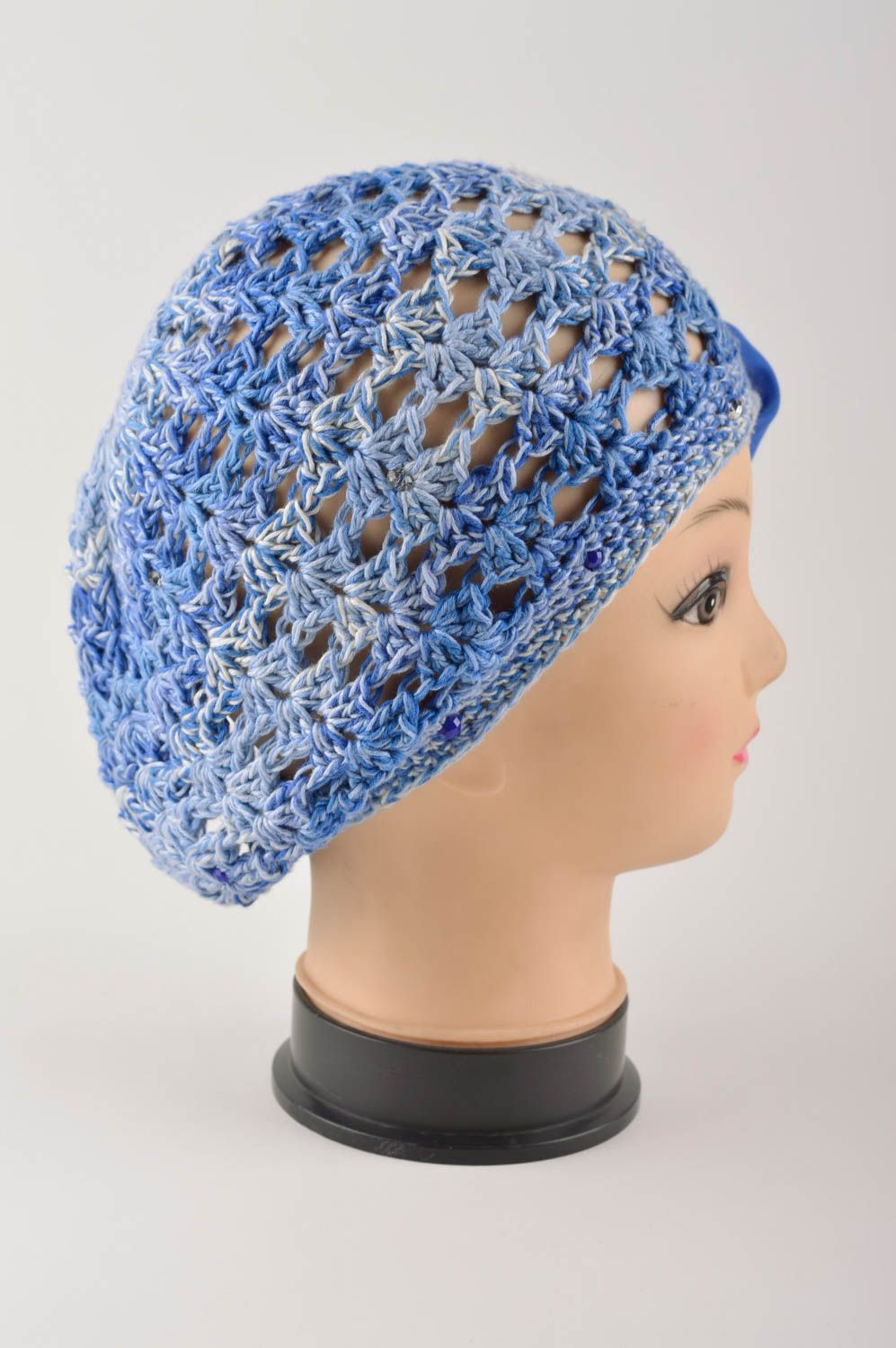 Handmade knitted hat warm hat for girls unusual hat gift ideas handmade cap photo 4