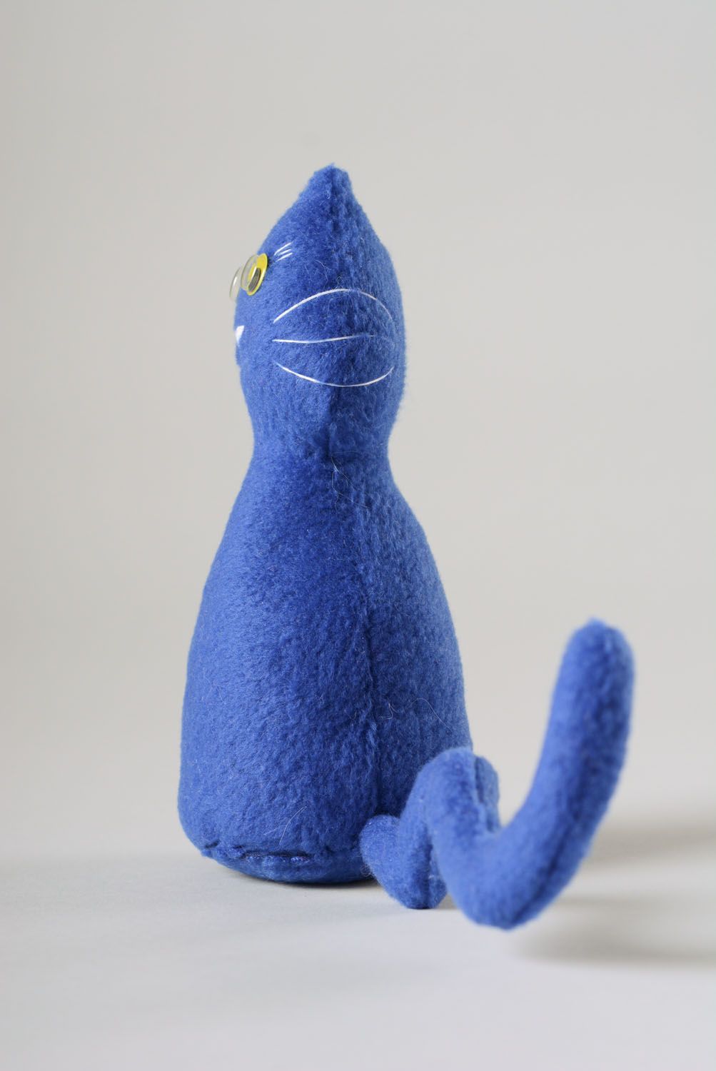 Текстильная игрушка Синий кот фото 3
