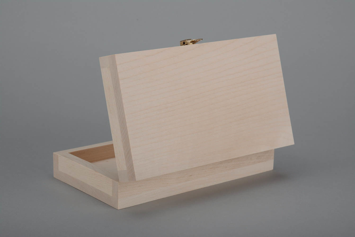 Handmade Roh-Holzschatulle für Geld foto 3