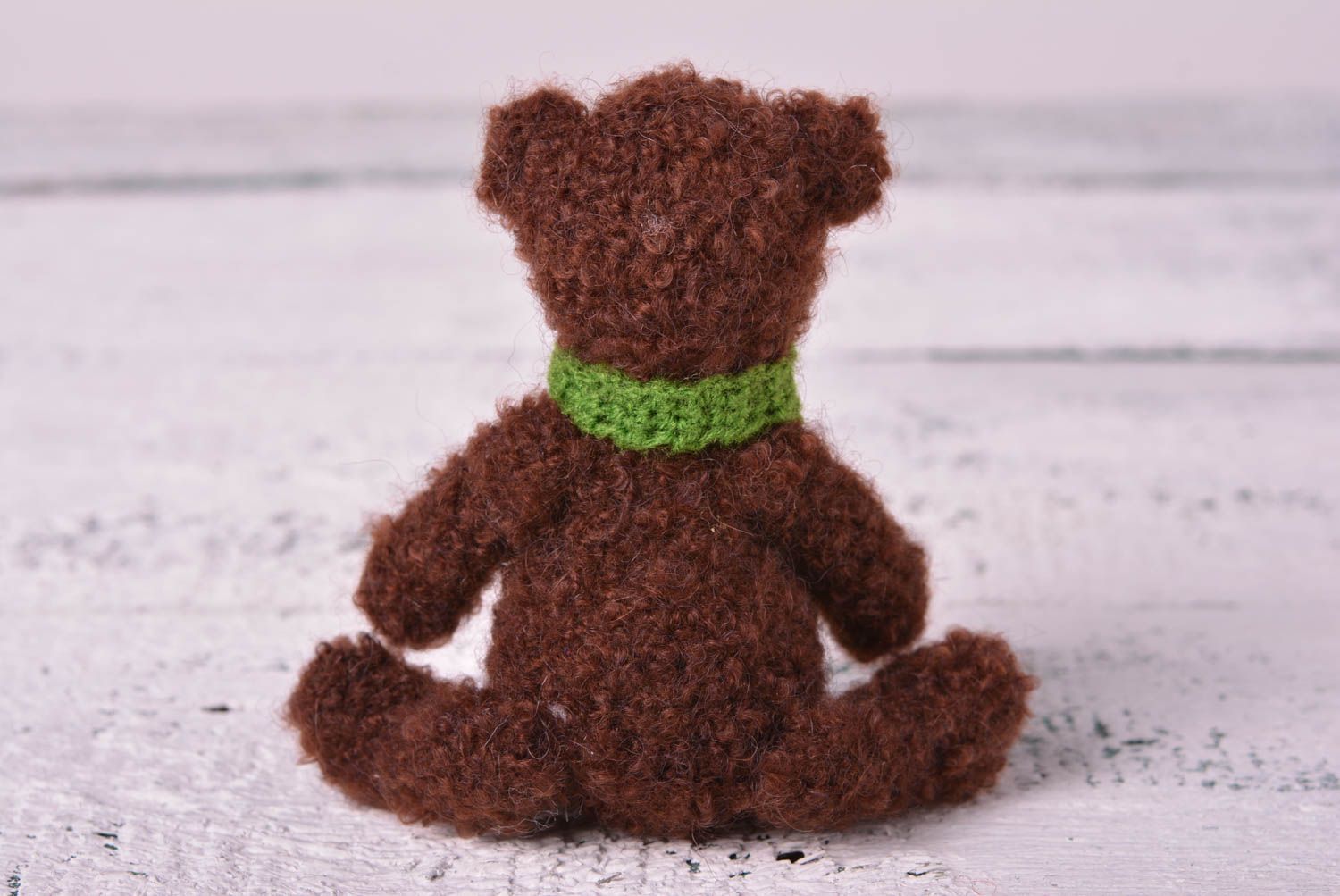 Cute textile soft toys interesting unusual accessories lovely handmade bear photo 5