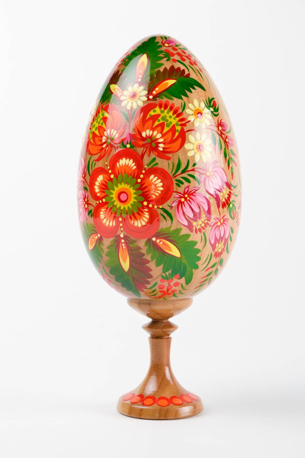 Deko aus Holz Ostern Ei Ostern Symbol handmade Osterei Geschenk einzigartig foto 5