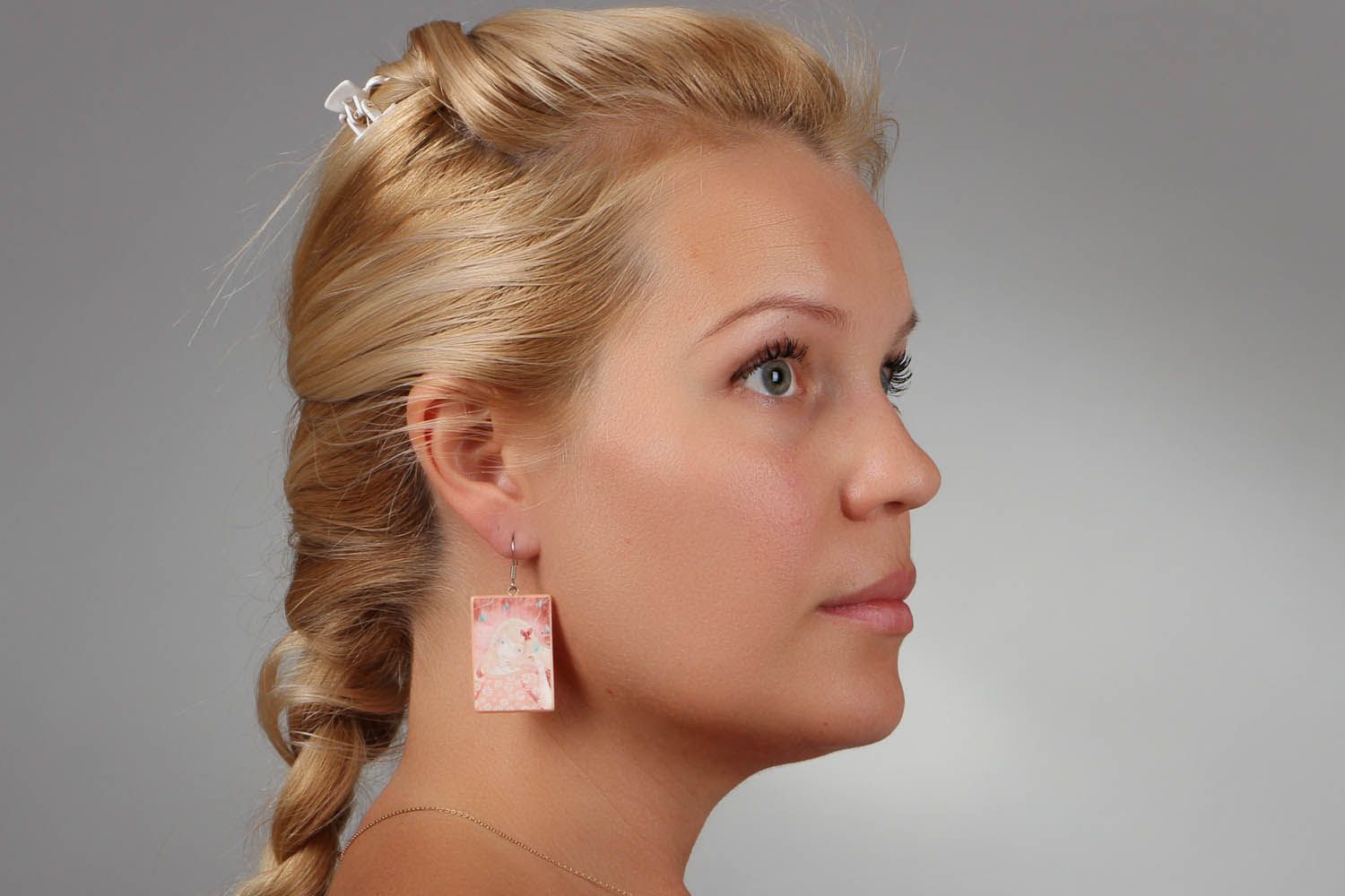 Unusual polymer clay earrings photo 4