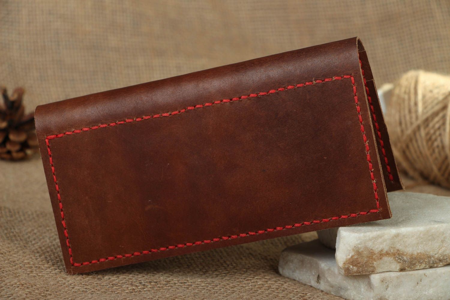 Stylish leather wallet photo 5