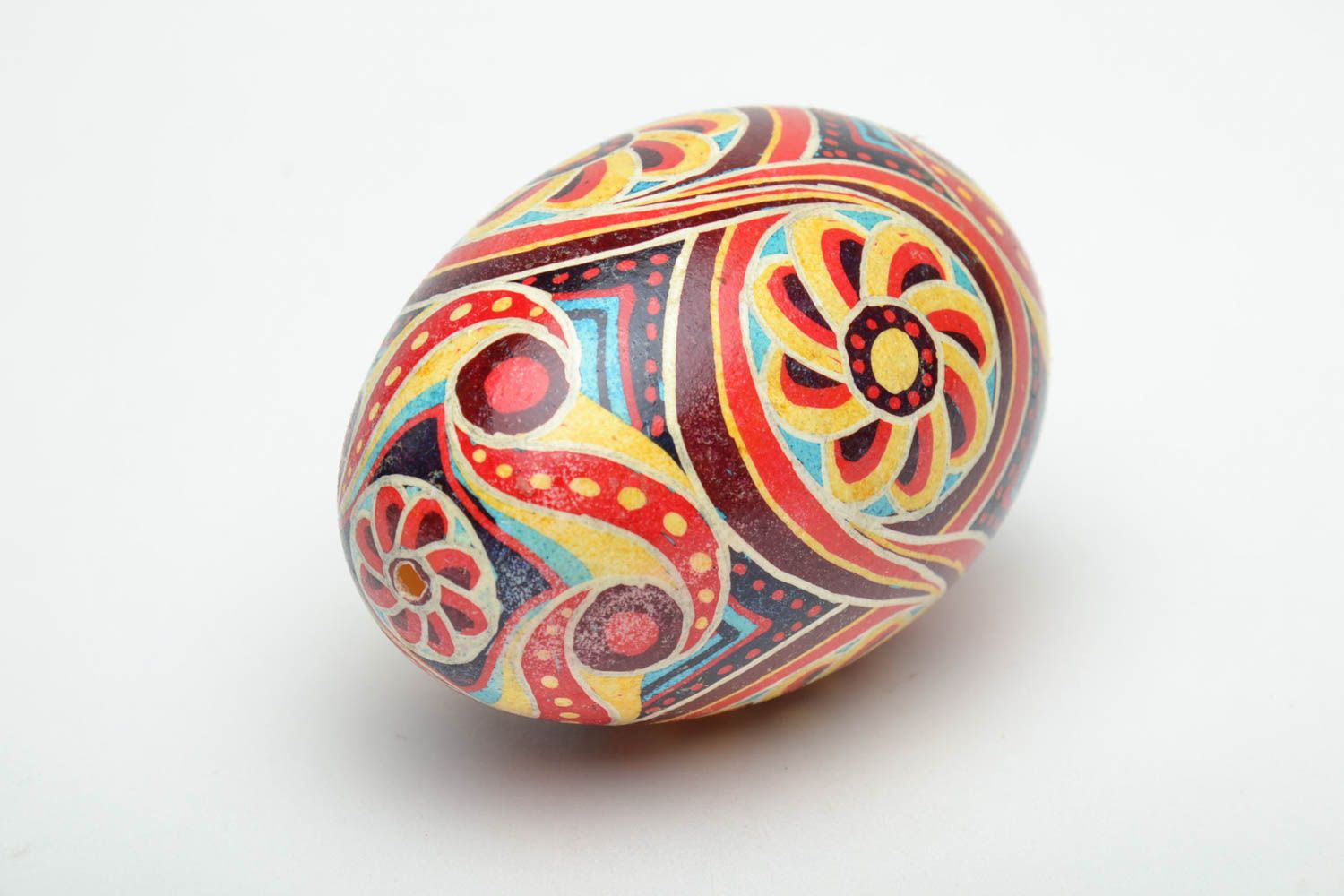 Painted goose egg for Easter decor photo 4