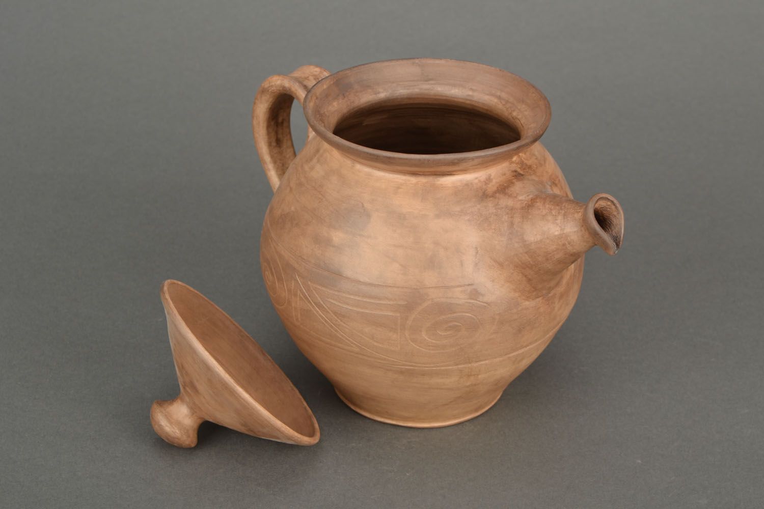 Große Teekanne aus Keramik foto 4