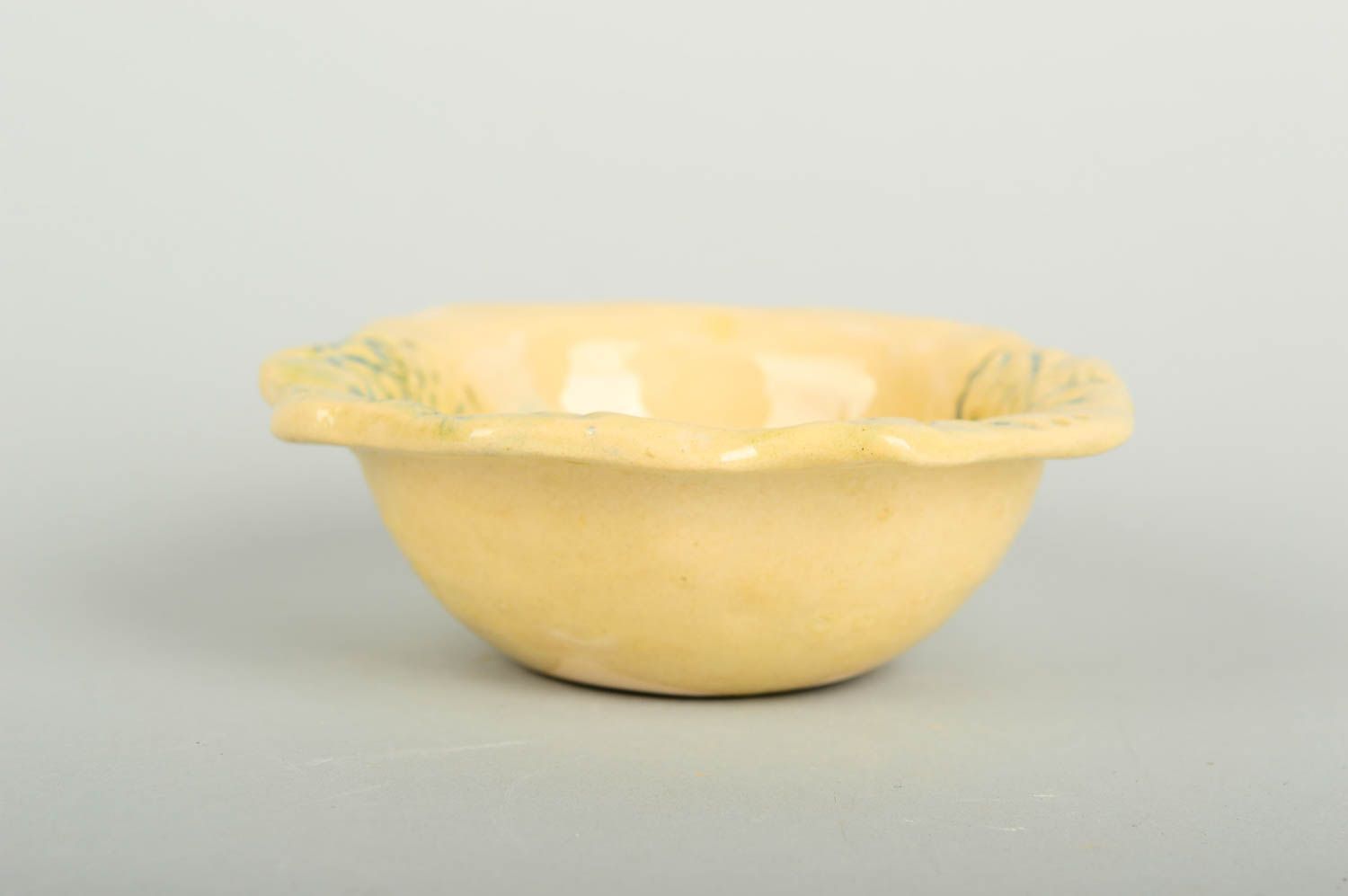 Beautiful handmade ceramic bowl kitchen supplies home goods kitchen design photo 3