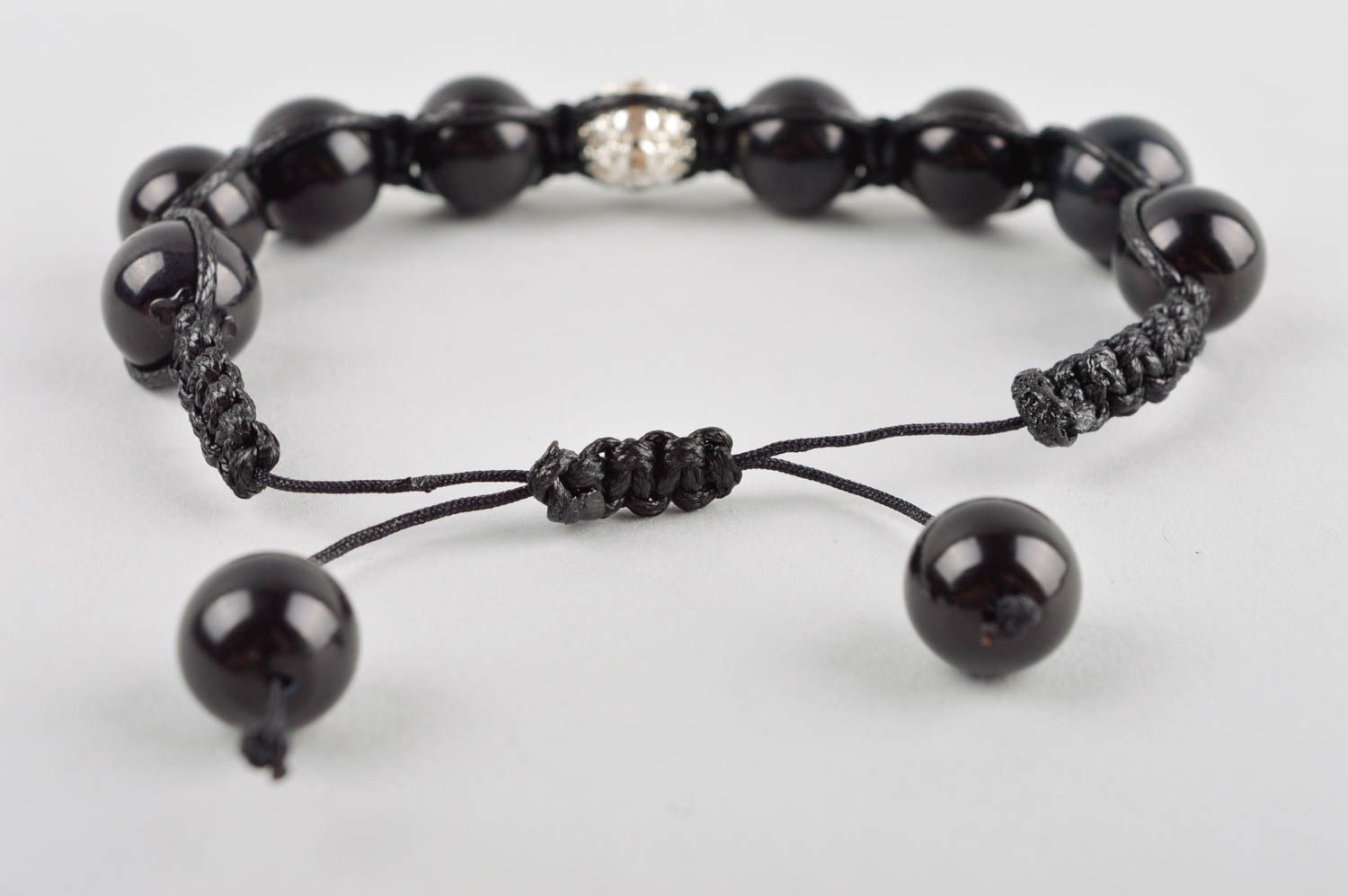 Handmade woven cord bracelet beaded bracelet designs fashion trends gift ideas photo 3