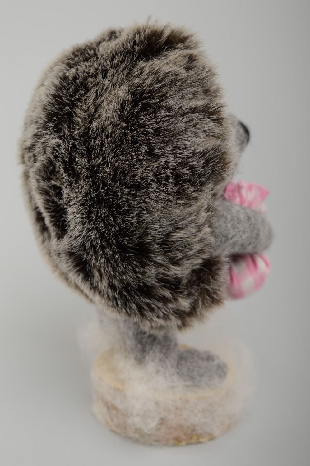Felted wool toy Hedgehog photo 3