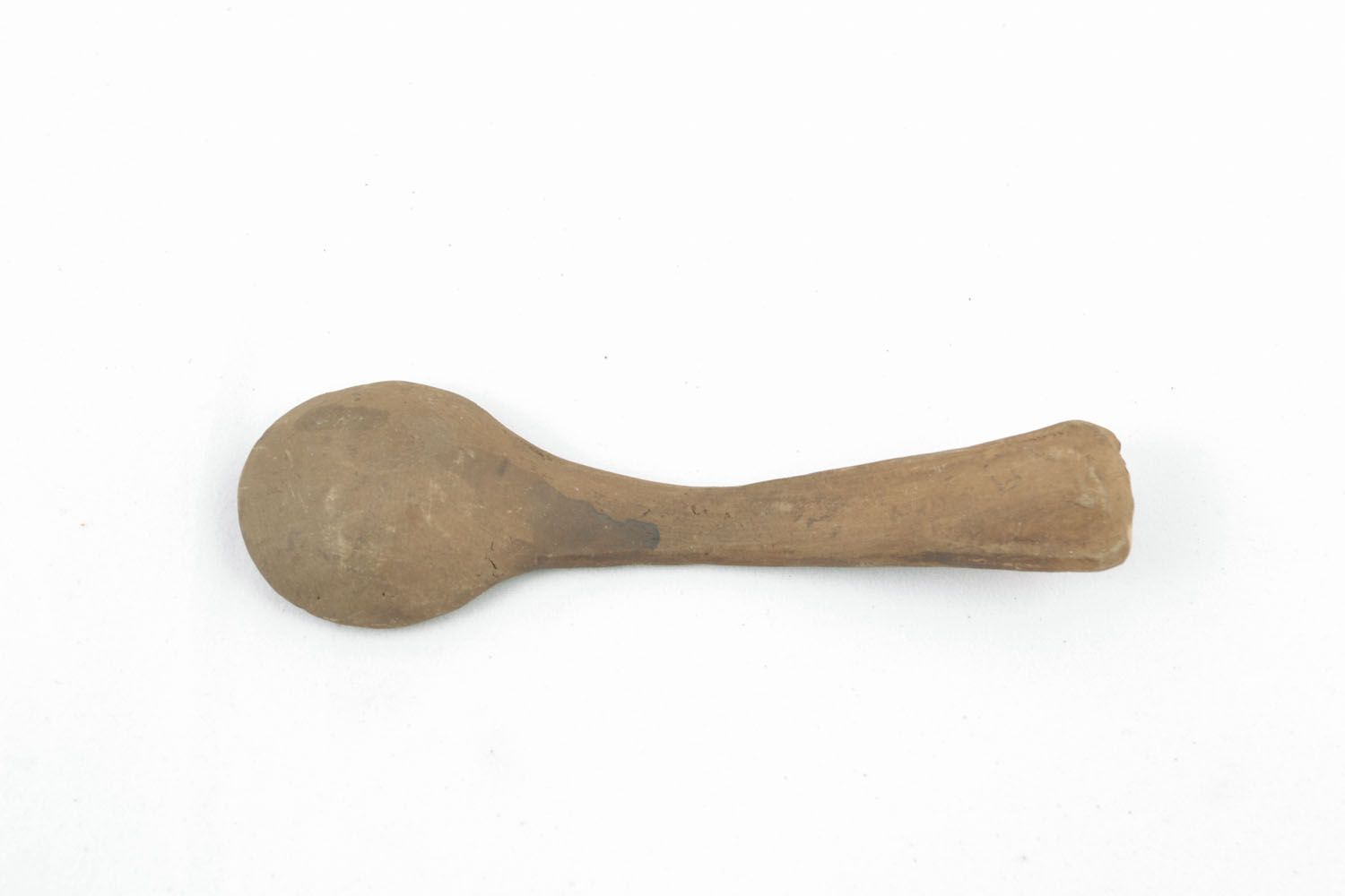 Homemade clay spoon photo 1