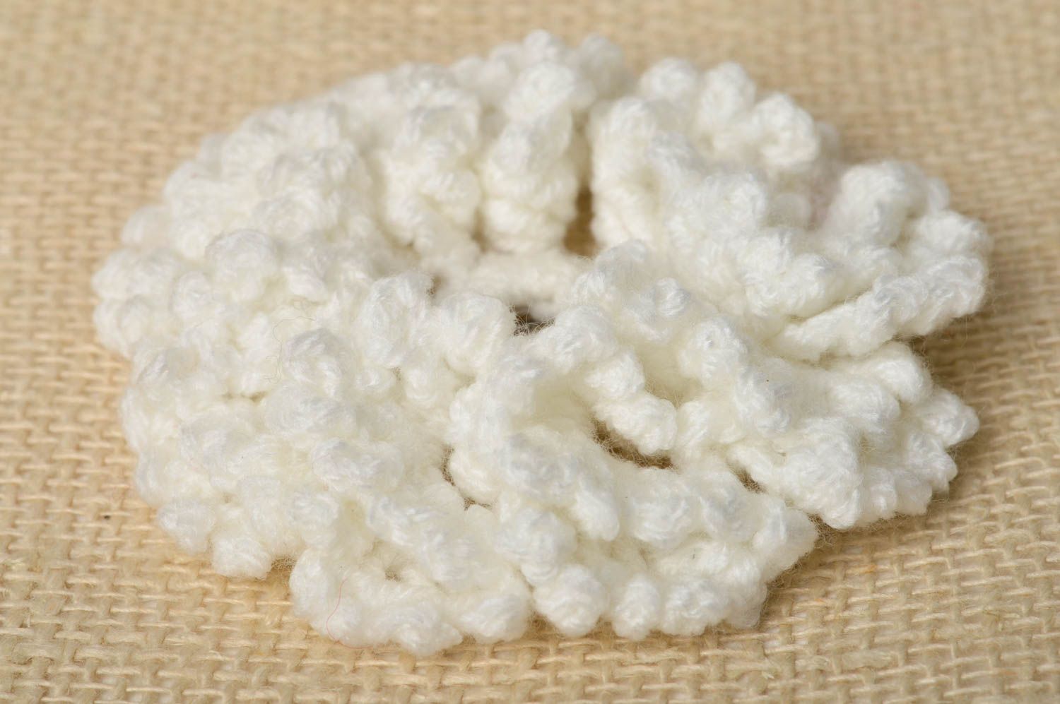 Handmade crocheted hair clips children hair accessories flower barrette photo 4