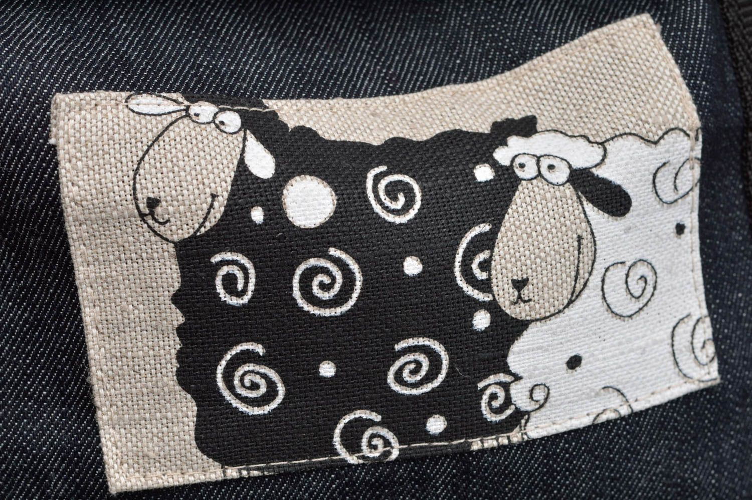 Sac à main en lin et coton fait main Sac cabas grand Accessoire femme tendance photo 4