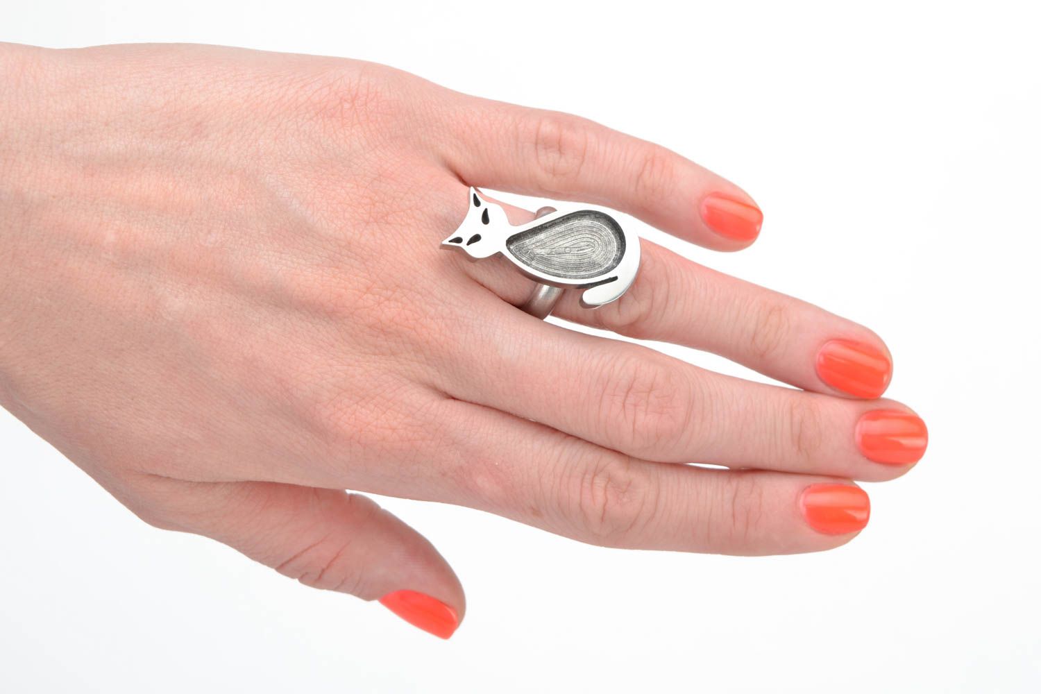 Fornitura para bisutería artesanal pieza en blanco para crear anillo de talla ajustable foto 5