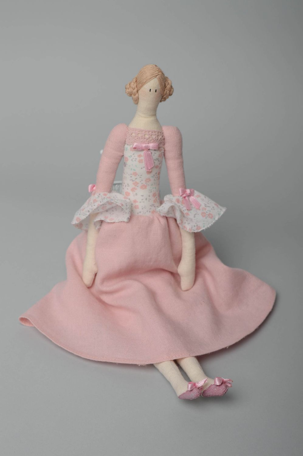 Soft doll made of natural materials photo 1