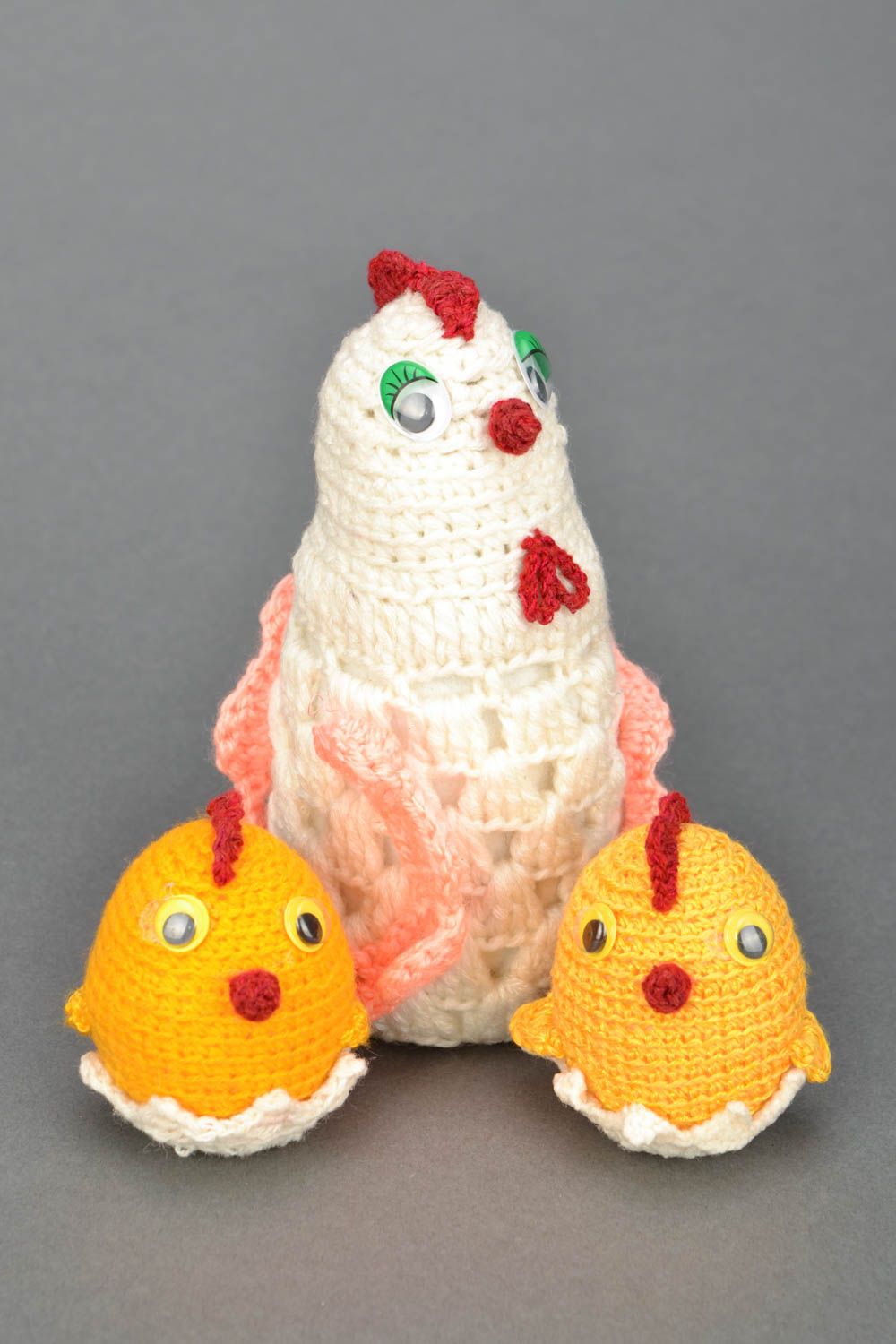 Easter decorations Crochet Chickens photo 3