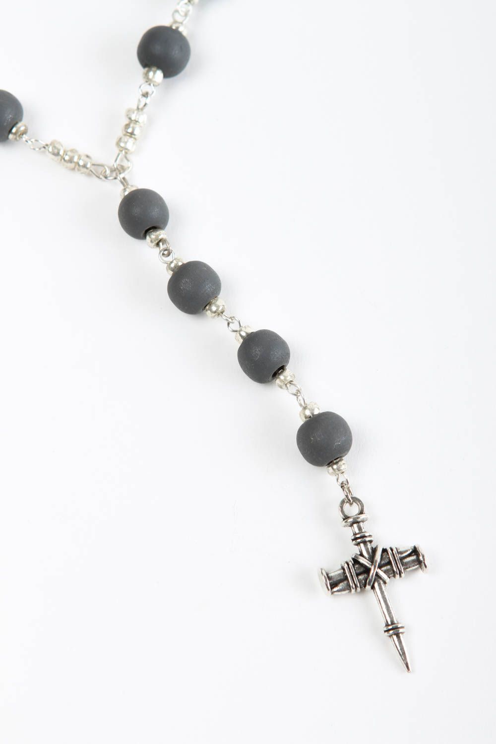 Handmade cute rosary beautiful designer accessory stylish catholic present photo 2