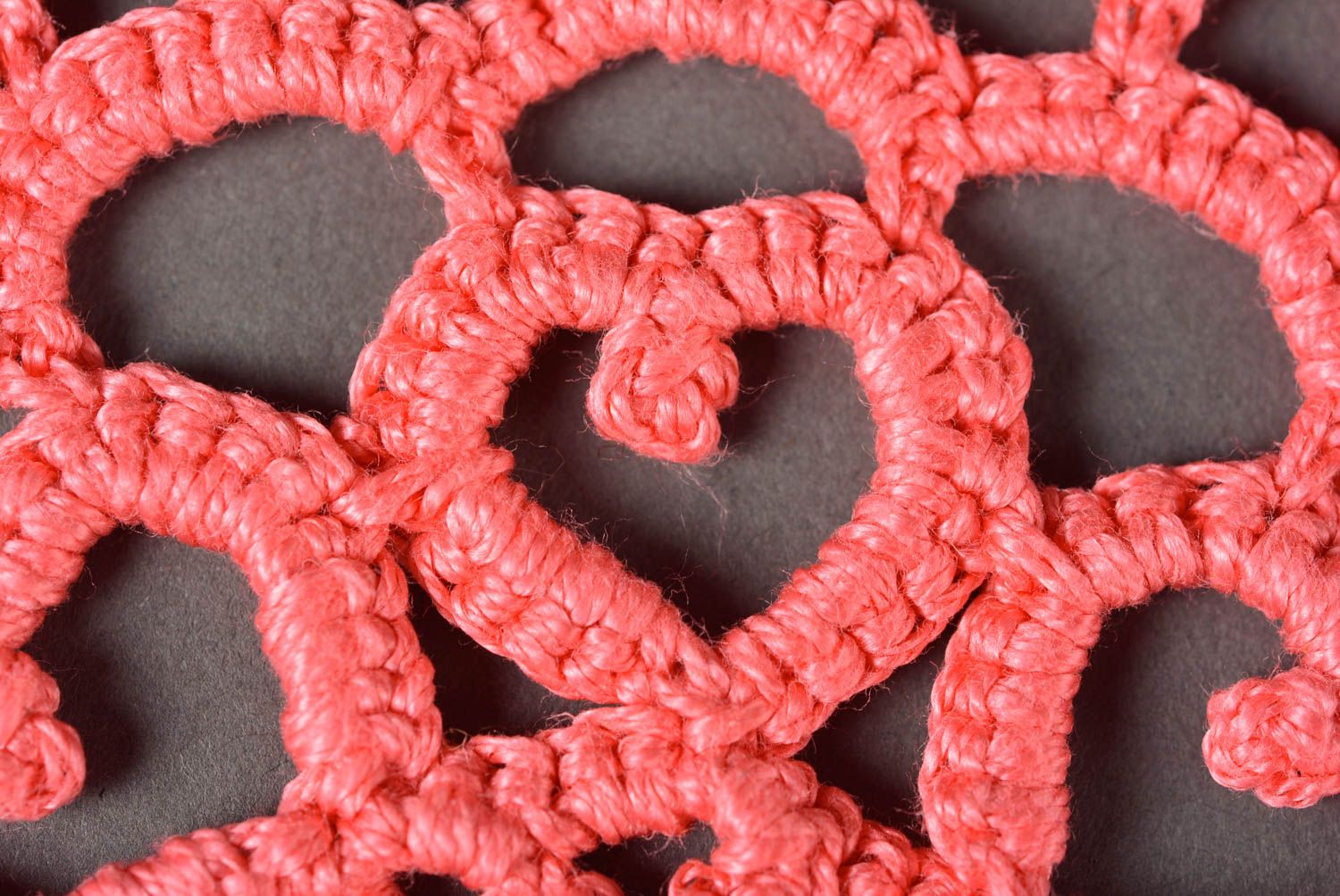 Servilleta tejida a crochet elemento decorativo hecho a mano regalo original foto 5
