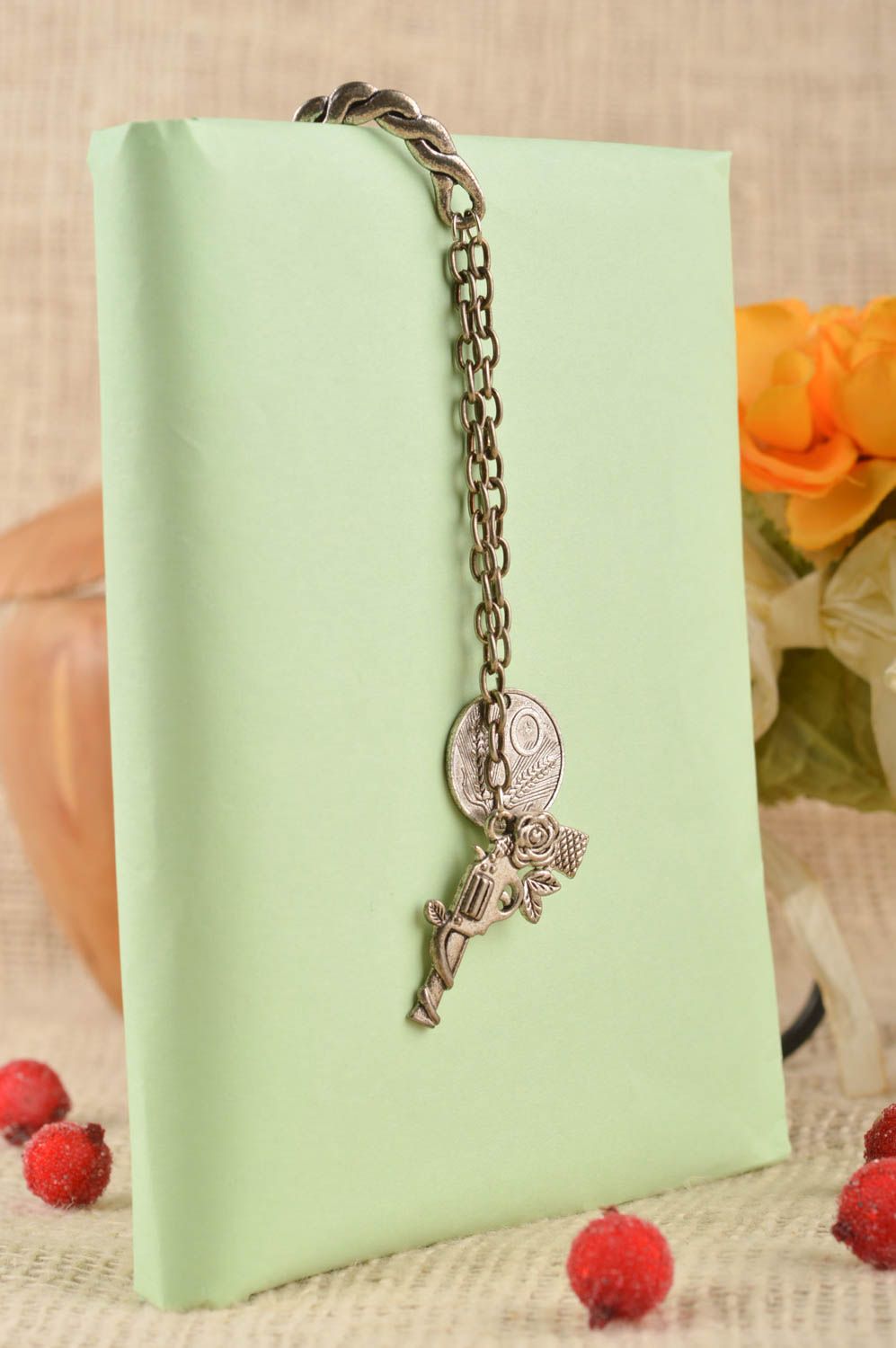 Handmade gifts metal bookmarks cute bookmarks designer accessories souvenir idea photo 1
