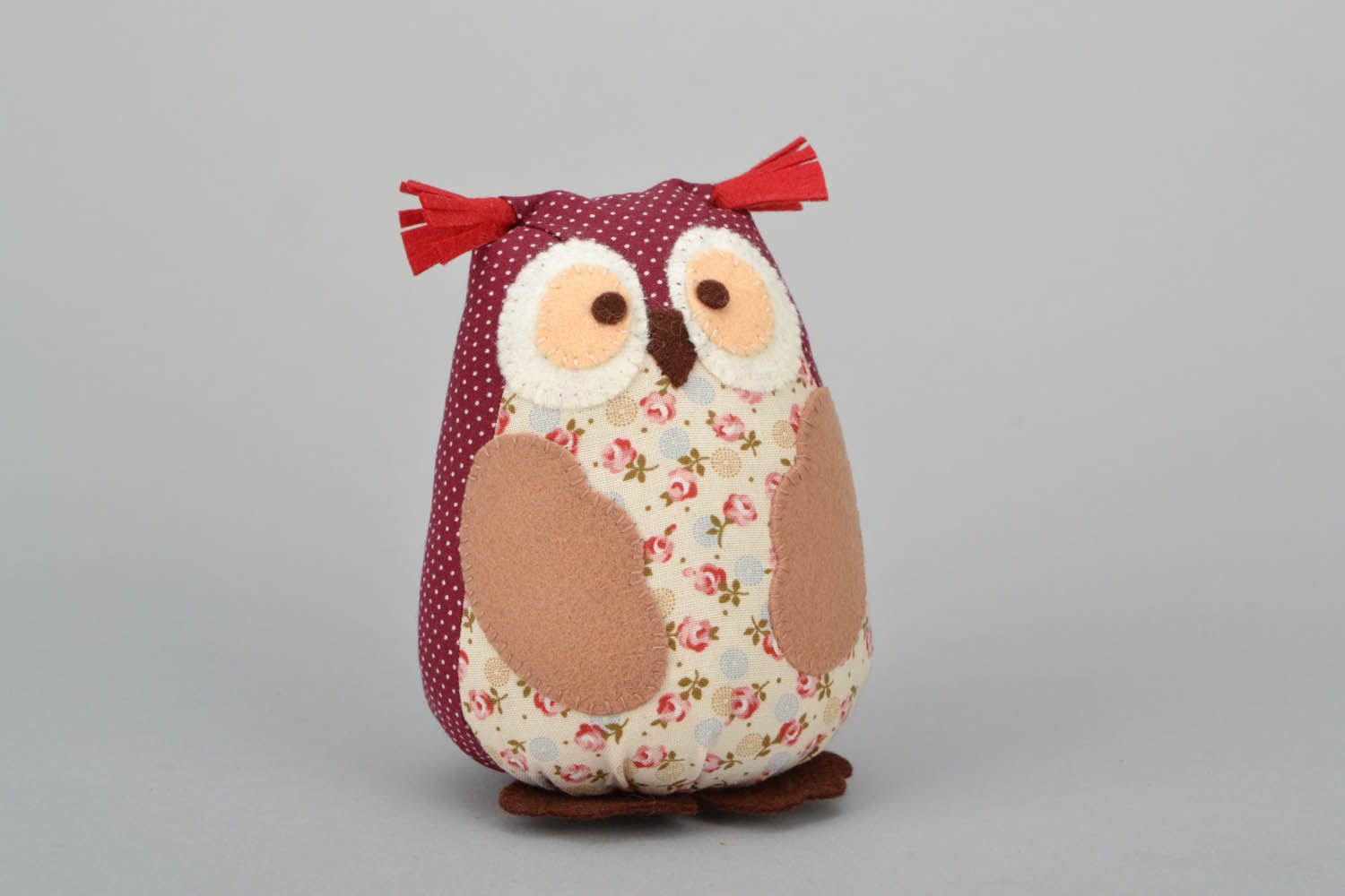 Handmade soft toy Owl photo 2