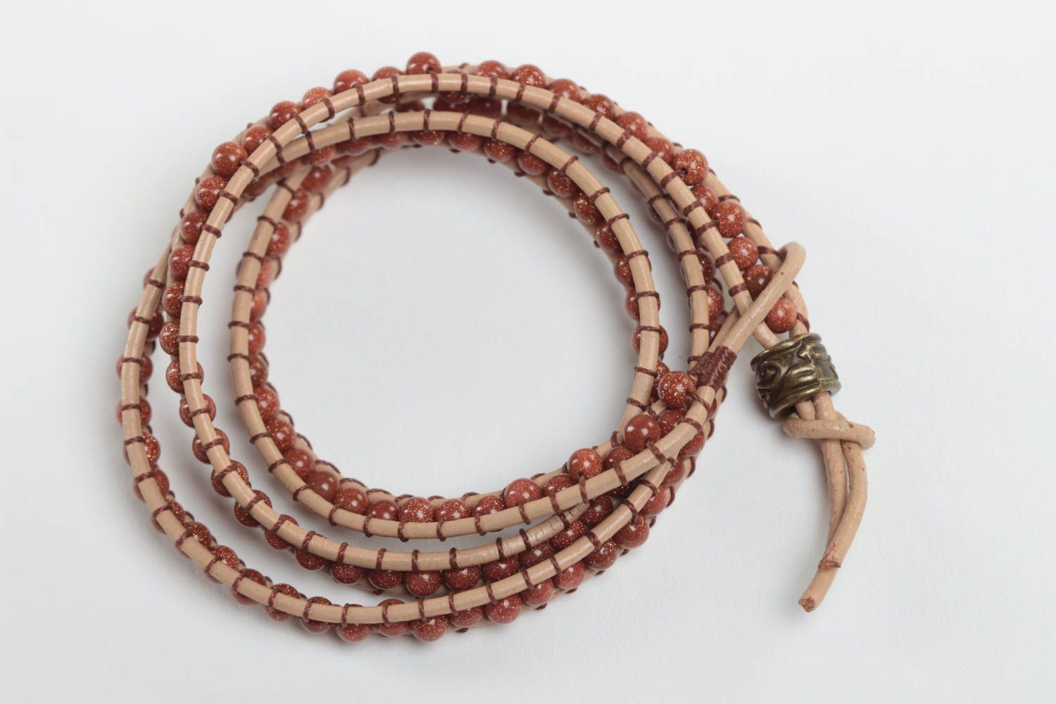 Handmade bracelet unusual accessory designer jewelry beads bracelet gift ideas photo 2