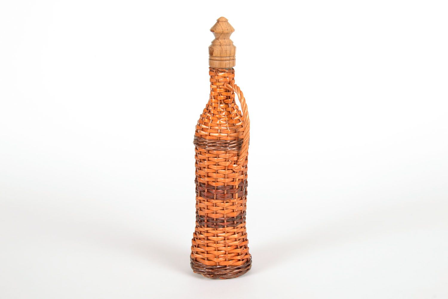 Decorative bottle with a handle photo 4
