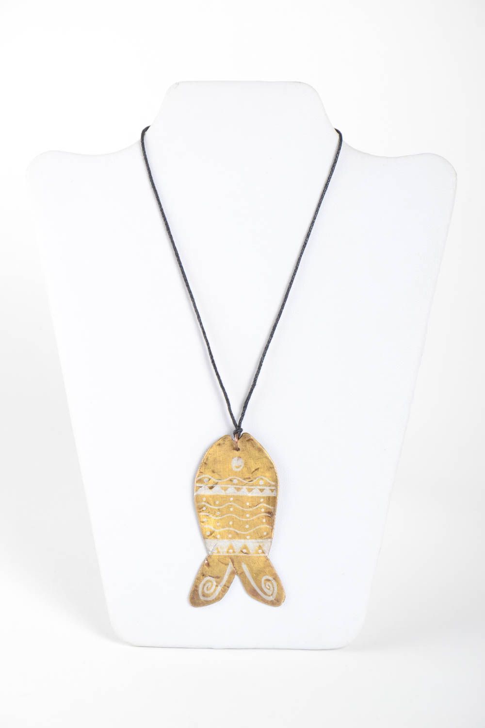 Metal pendant handmade copper pendant wire wrap pendant designer jewelry photo 2