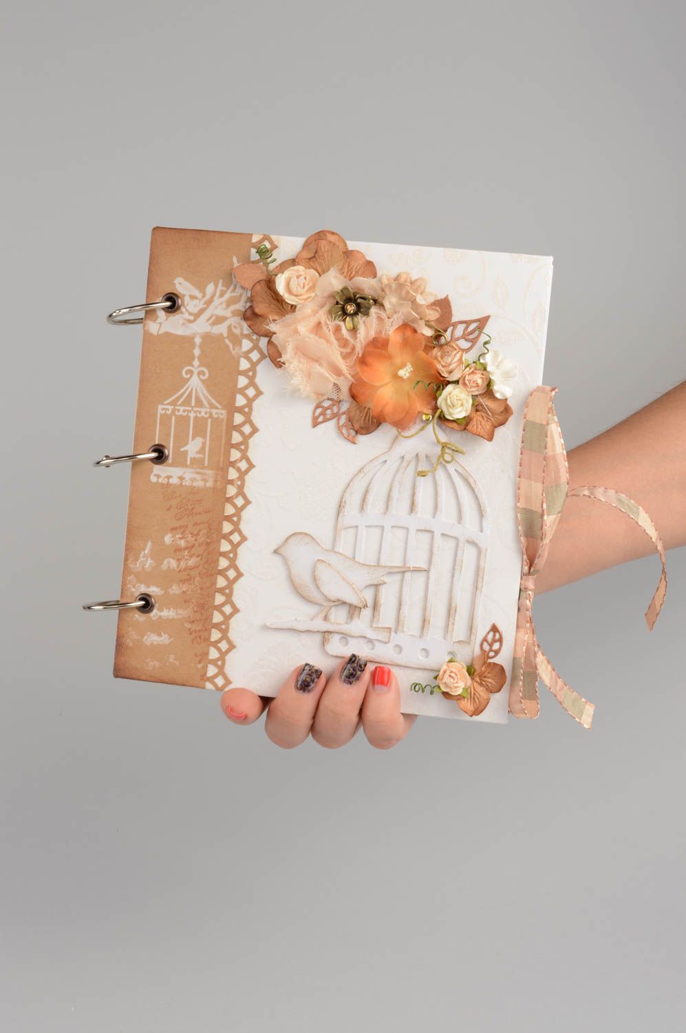 Álbum de deseos festivo hecho a mano original romántico bonito para regalo foto 5
