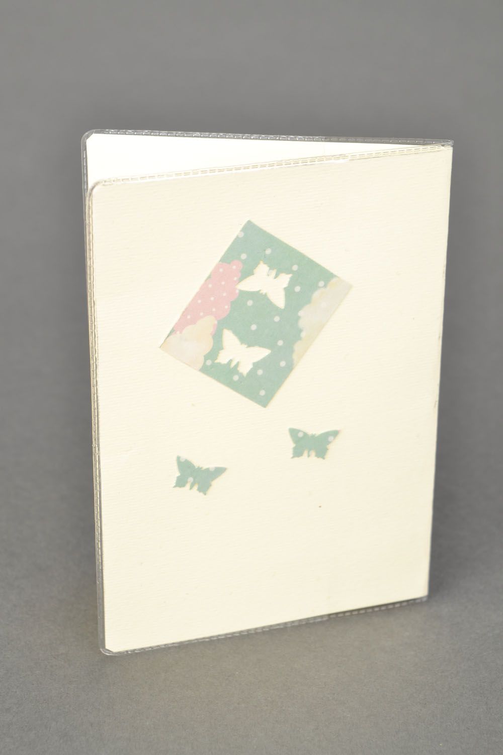 Обложка на паспорт скрапбукинг Бабочки фото 3