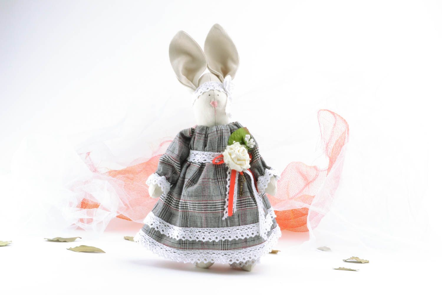 Fabric toy Hare photo 1