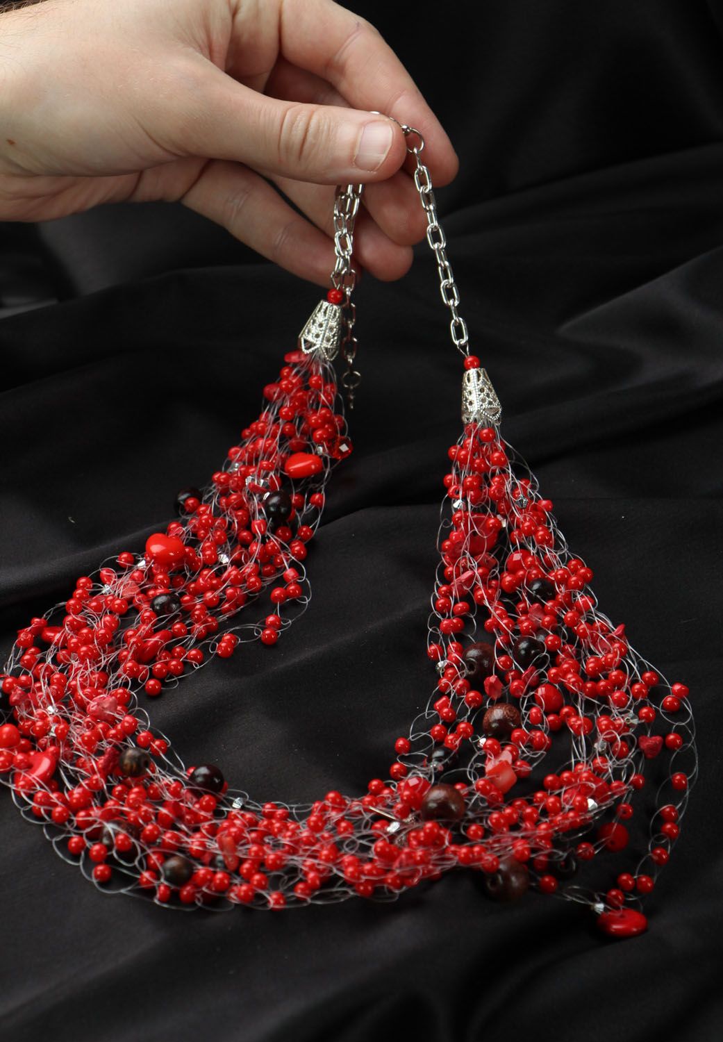 Coral necklace photo 3