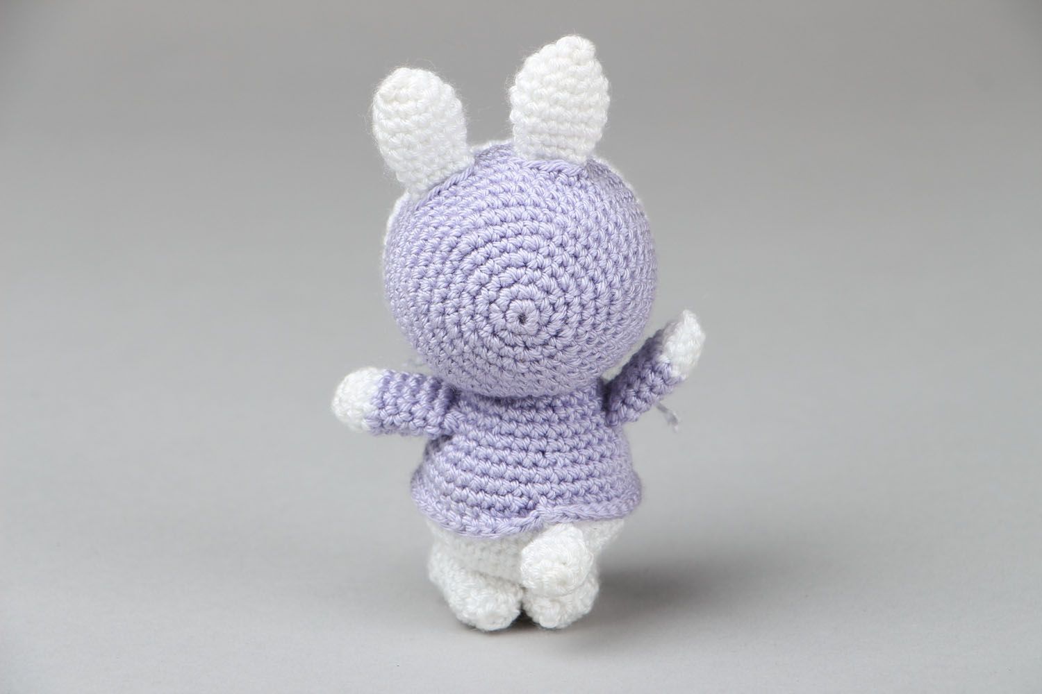 Crocheted toy Bunny in Coat photo 3
