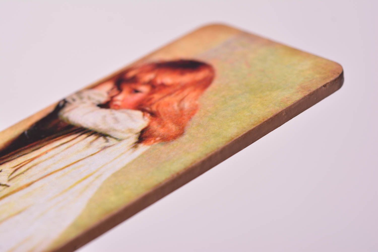 Marcapáginas de madera artesanal separador de páginas regalo original para chica foto 5