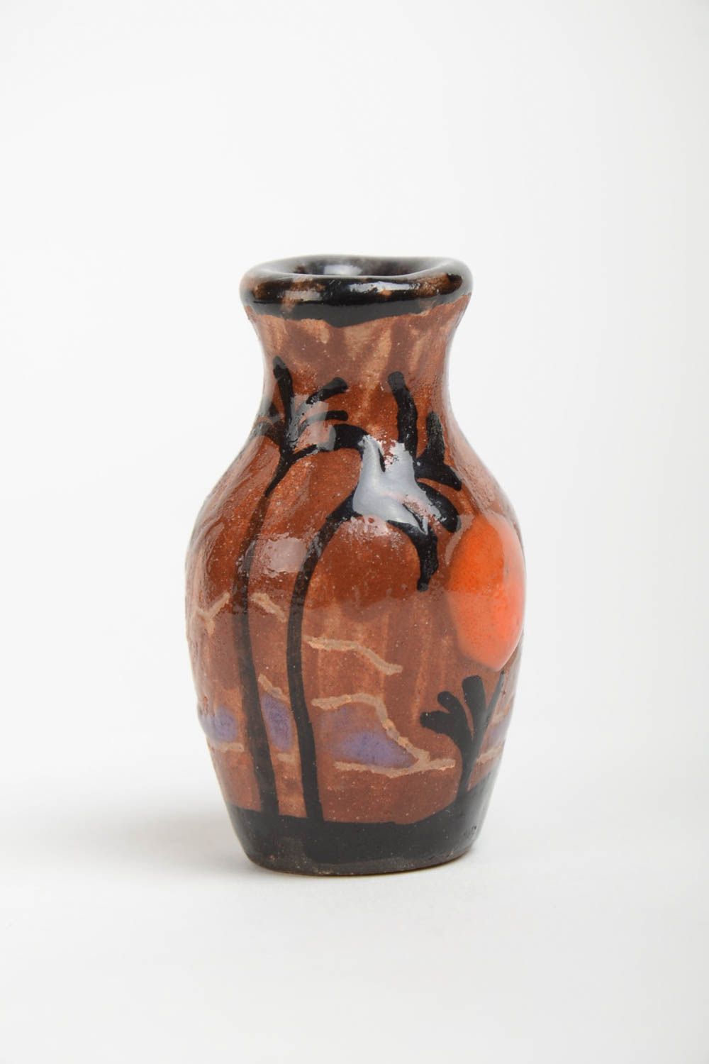 3 inches small porcelain pitcher vase for shelf décor 0,02 lb photo 2