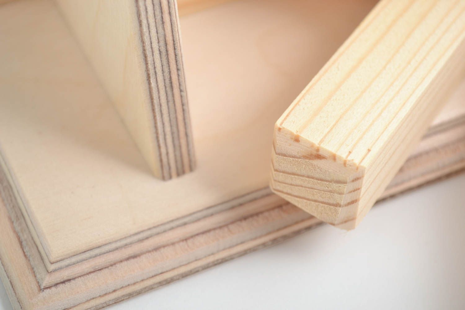 Handmade Holzartikel zum Bemalen Holzrohlinge zum Bemalen Bauklötze aus Holz  foto 3