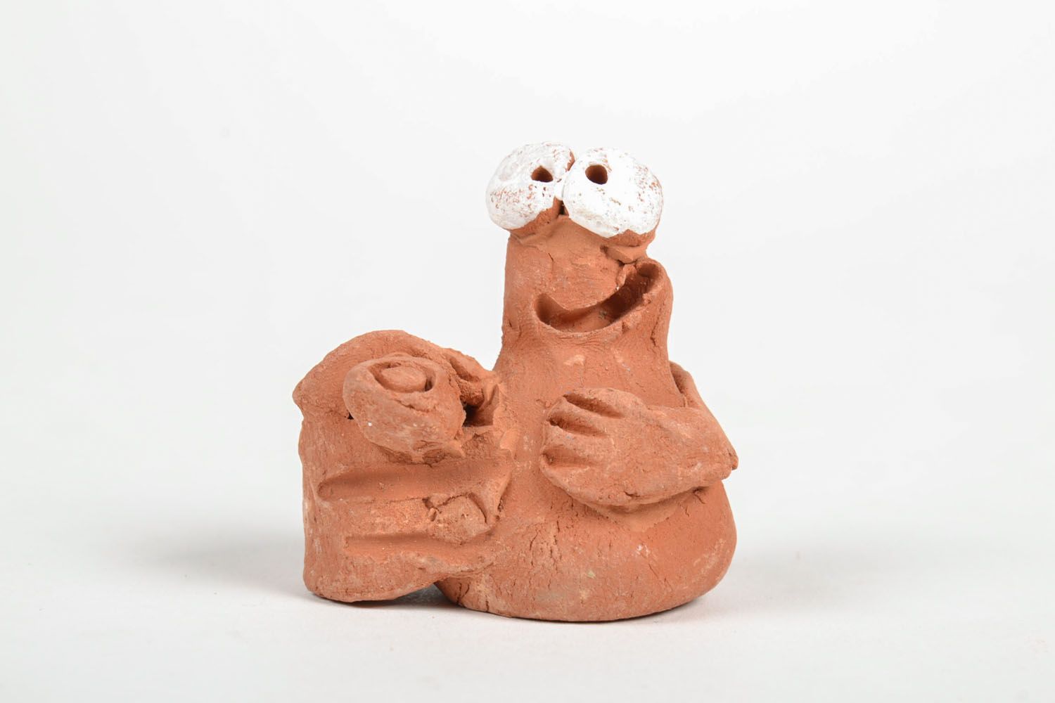 Funny pottery clay figurine photo 3