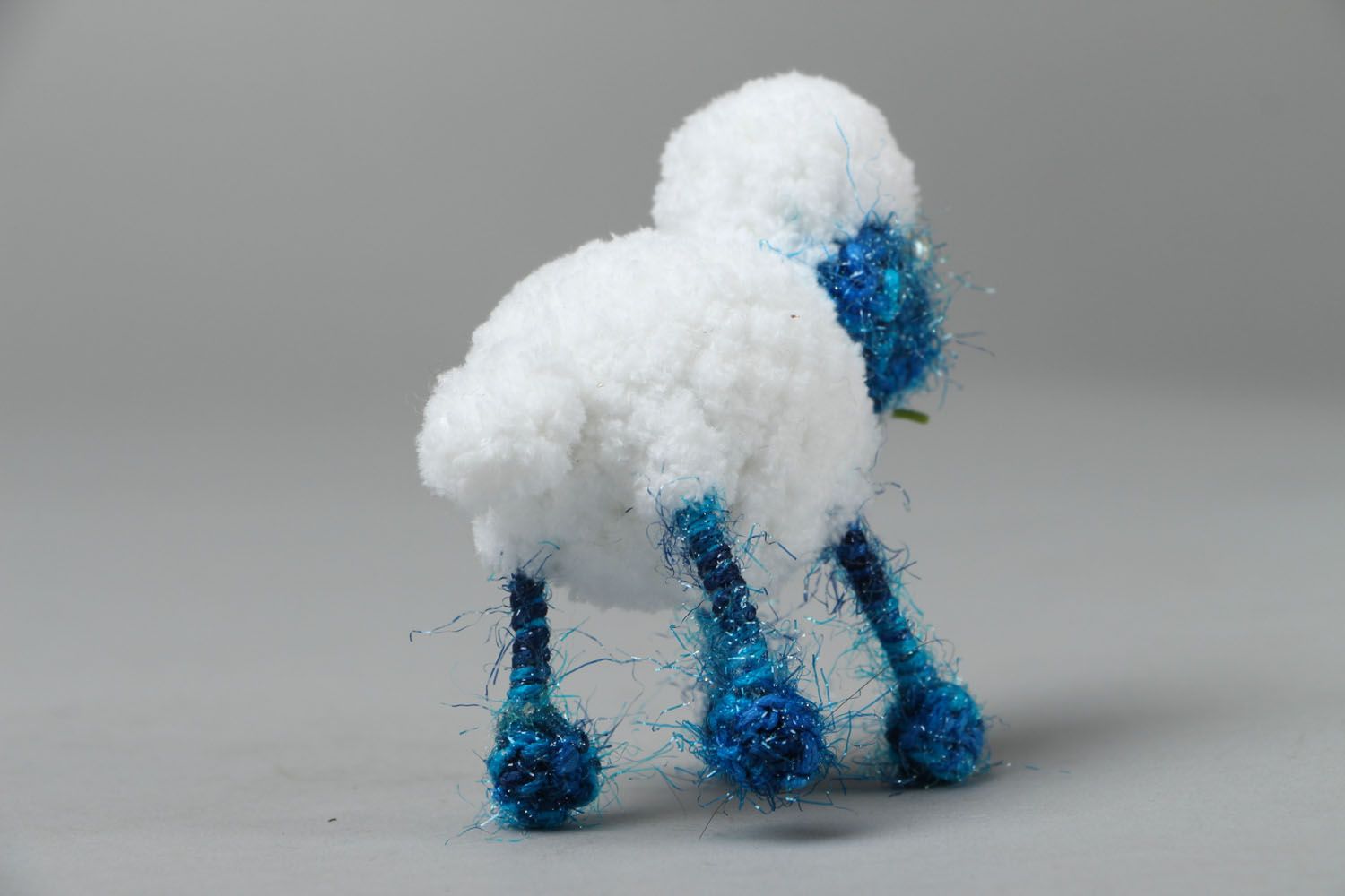 Poupée tricotée mouton faite main photo 3