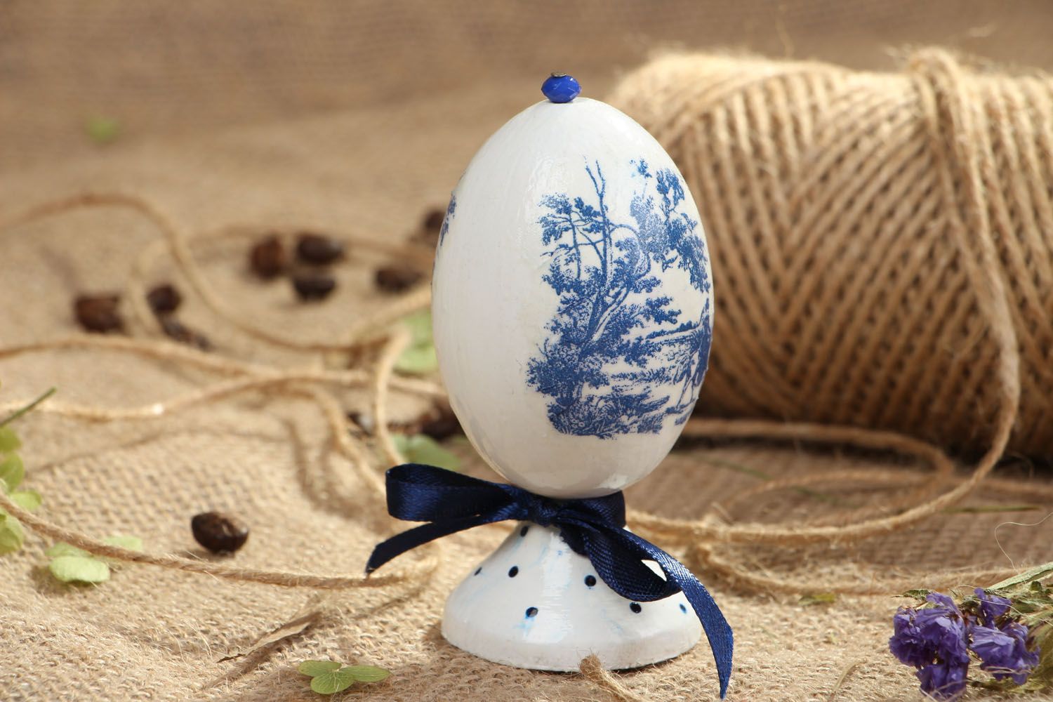 Decorative egg with a stand photo 5
