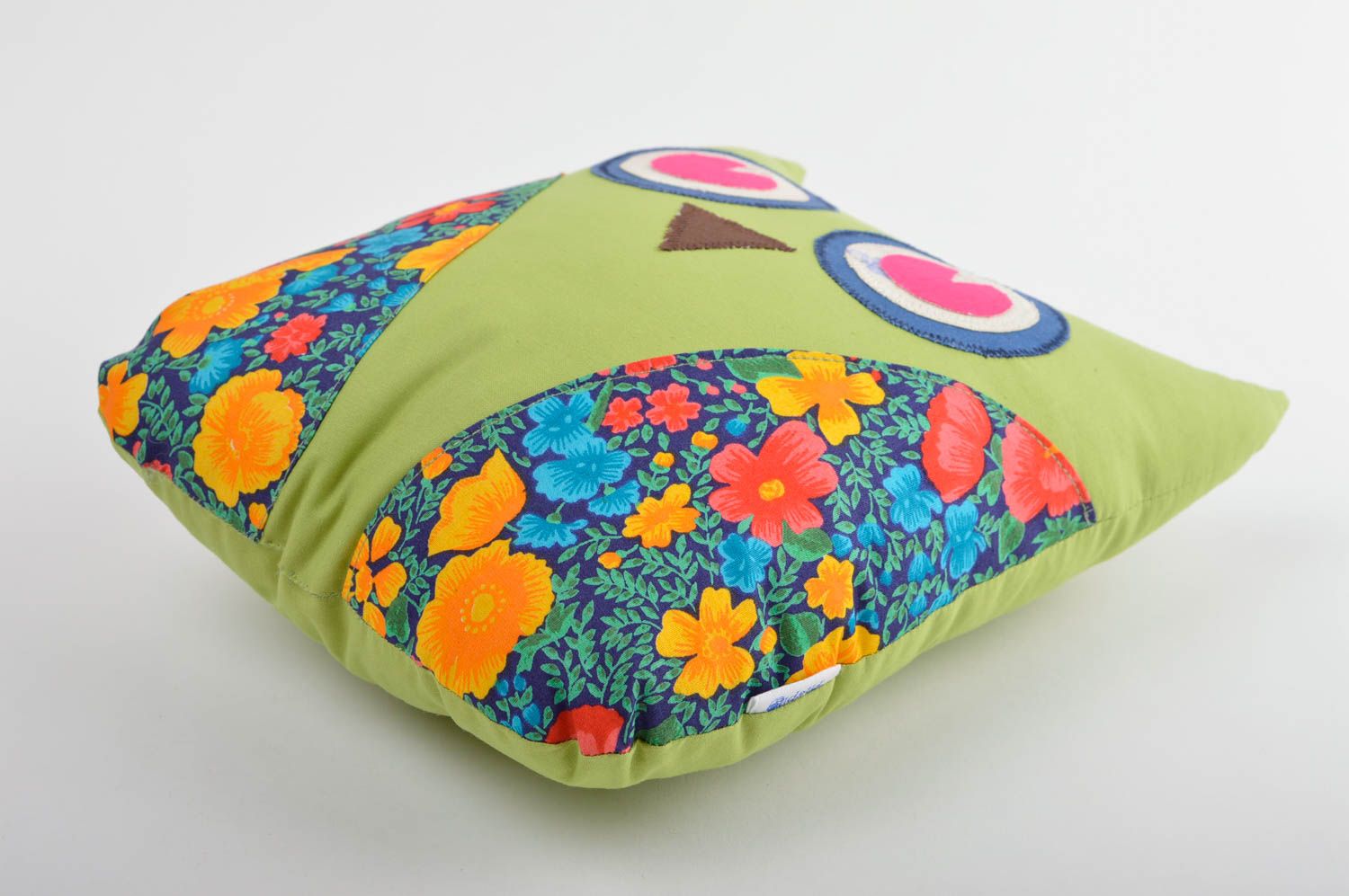 Игрушка-подушка ручной работы детская игрушка диванная подушка в виде птицы фото 4