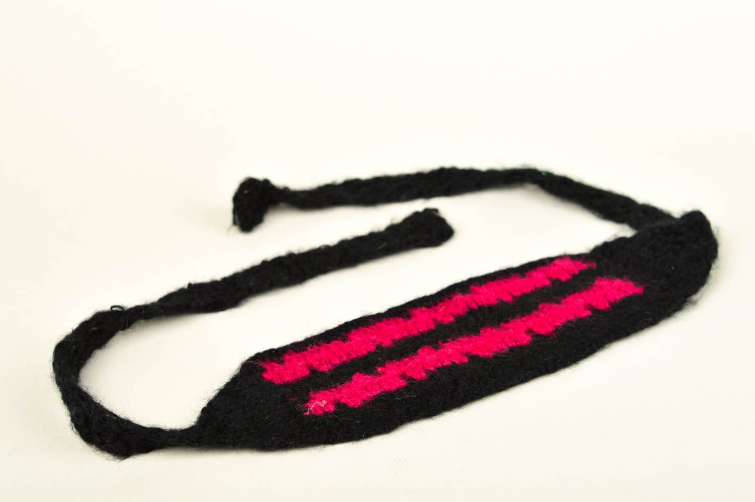 Handmade rosa schwarzes Mädchen Haarband Accessoire für Kinder Haar Schmuck foto 4