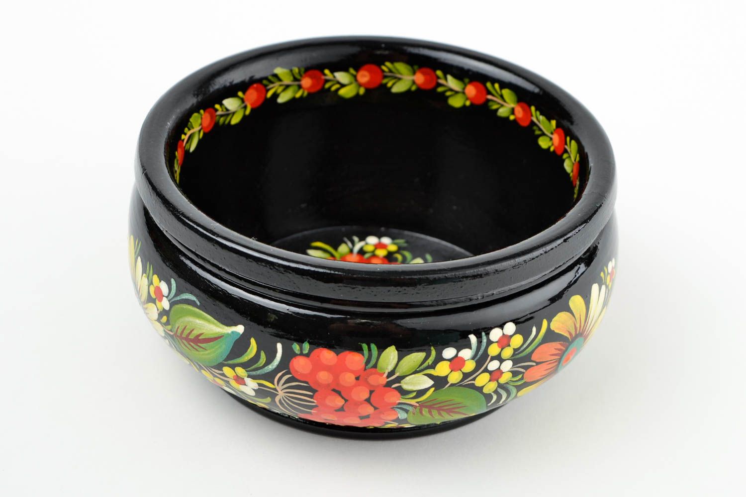 Handmade beautiful designer bowl stylish box for sweets wooden ethnic ware photo 5
