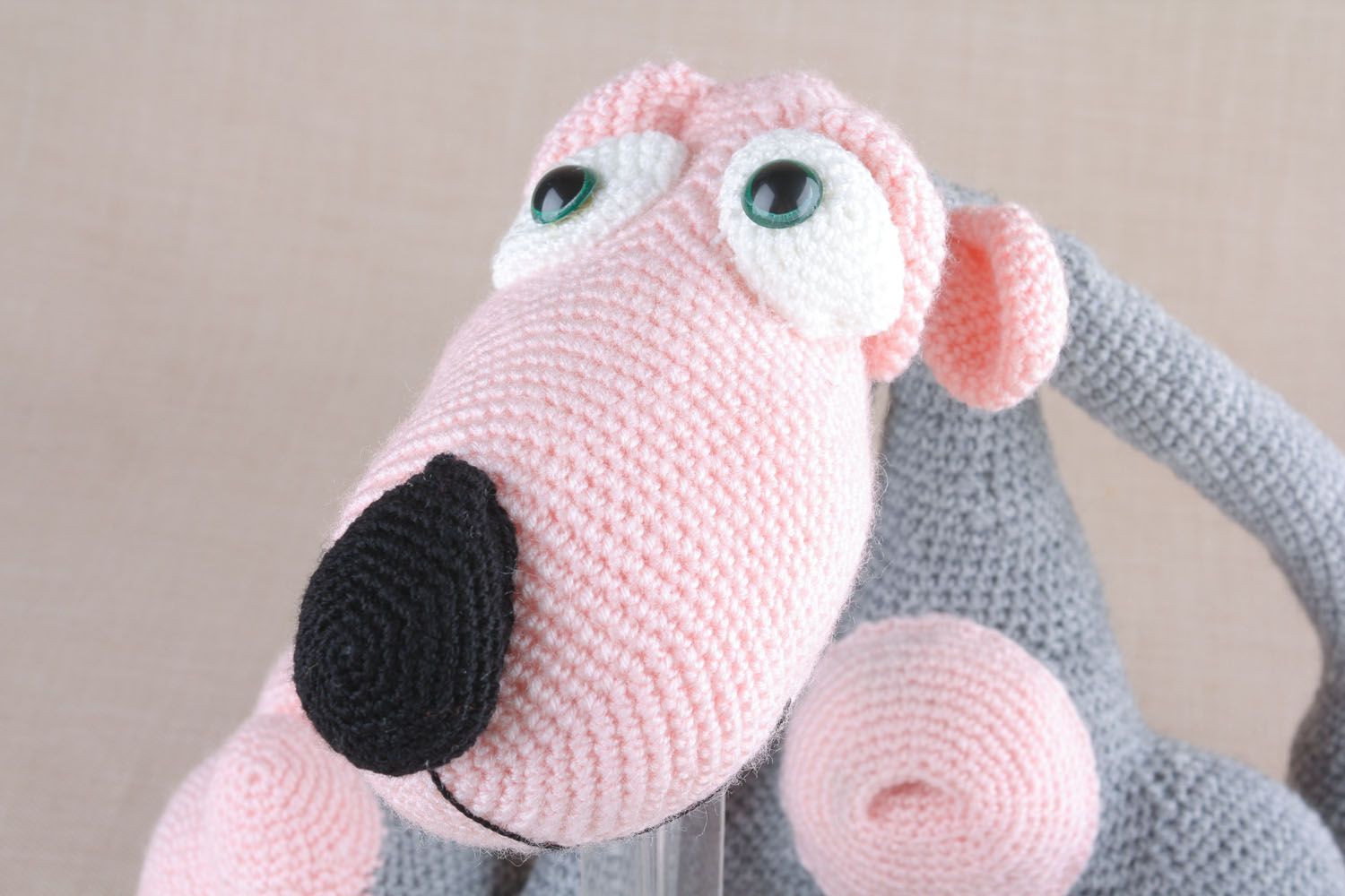 Knitted toy Wolf photo 4