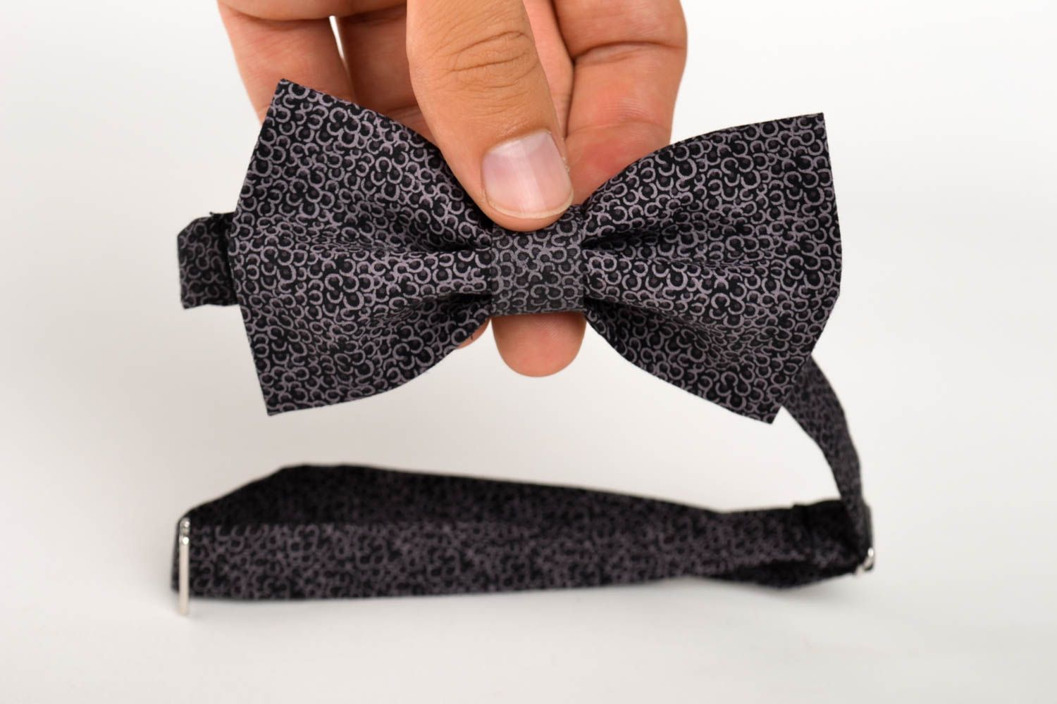 Handmade beautiful bow tie unusual designer bow tie cute male accessories photo 5