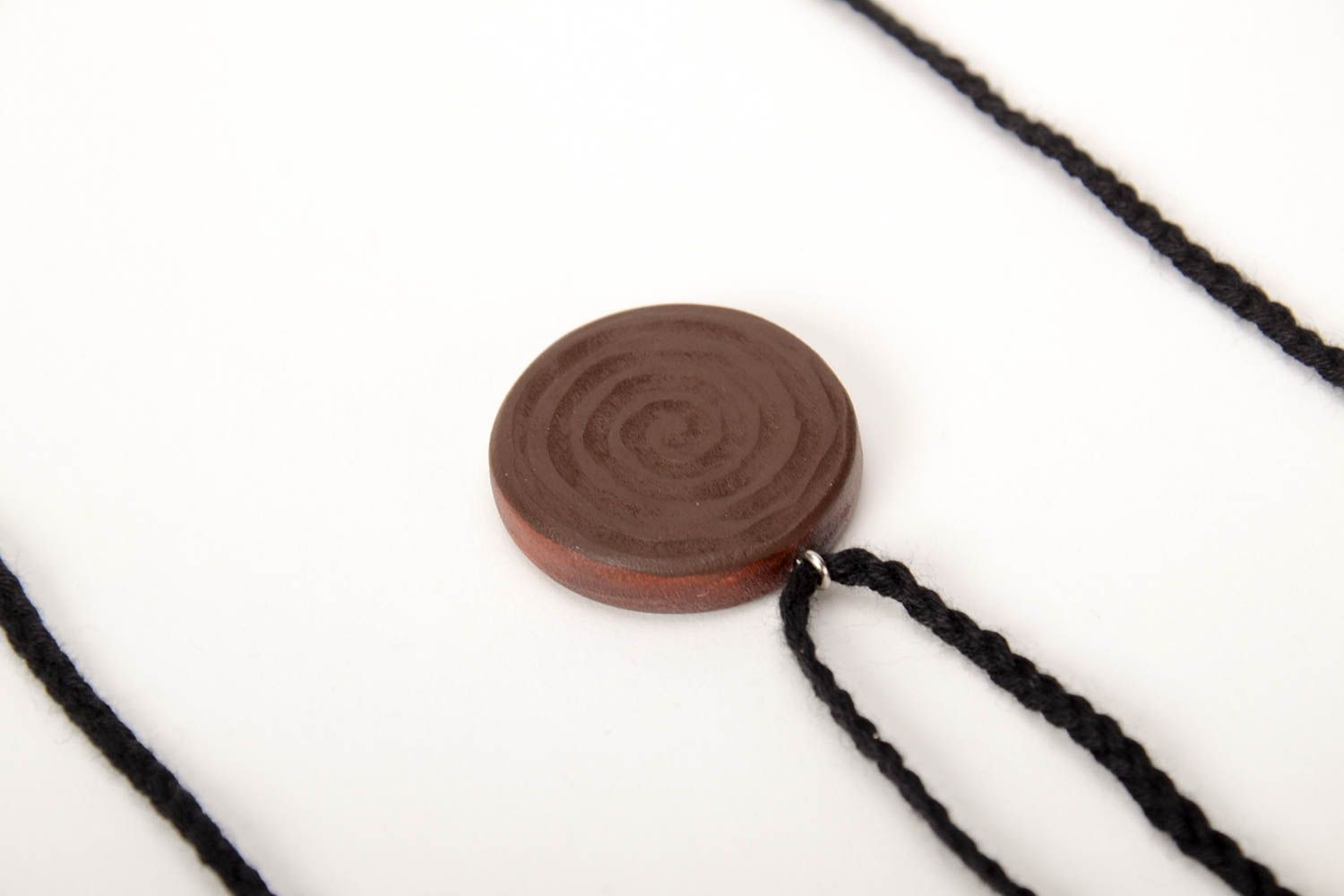 Handmade pendant designer pendant unusual gift wooden accessory gift for girl photo 4