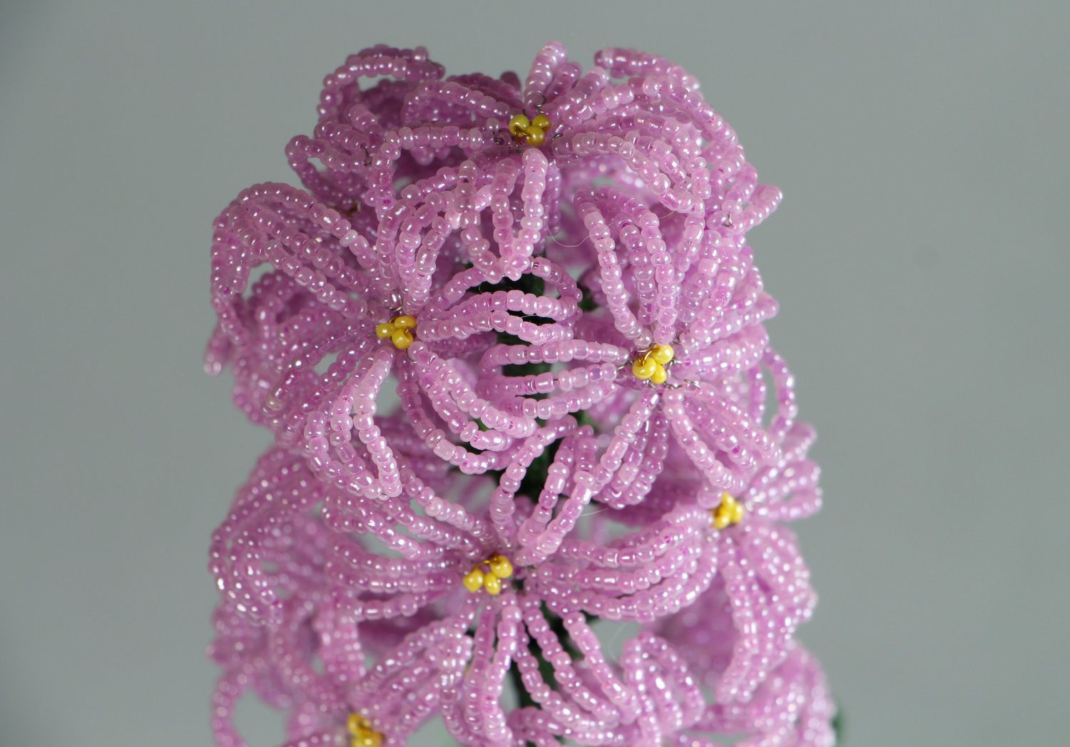 Decor item made from beads Hyacinth photo 3