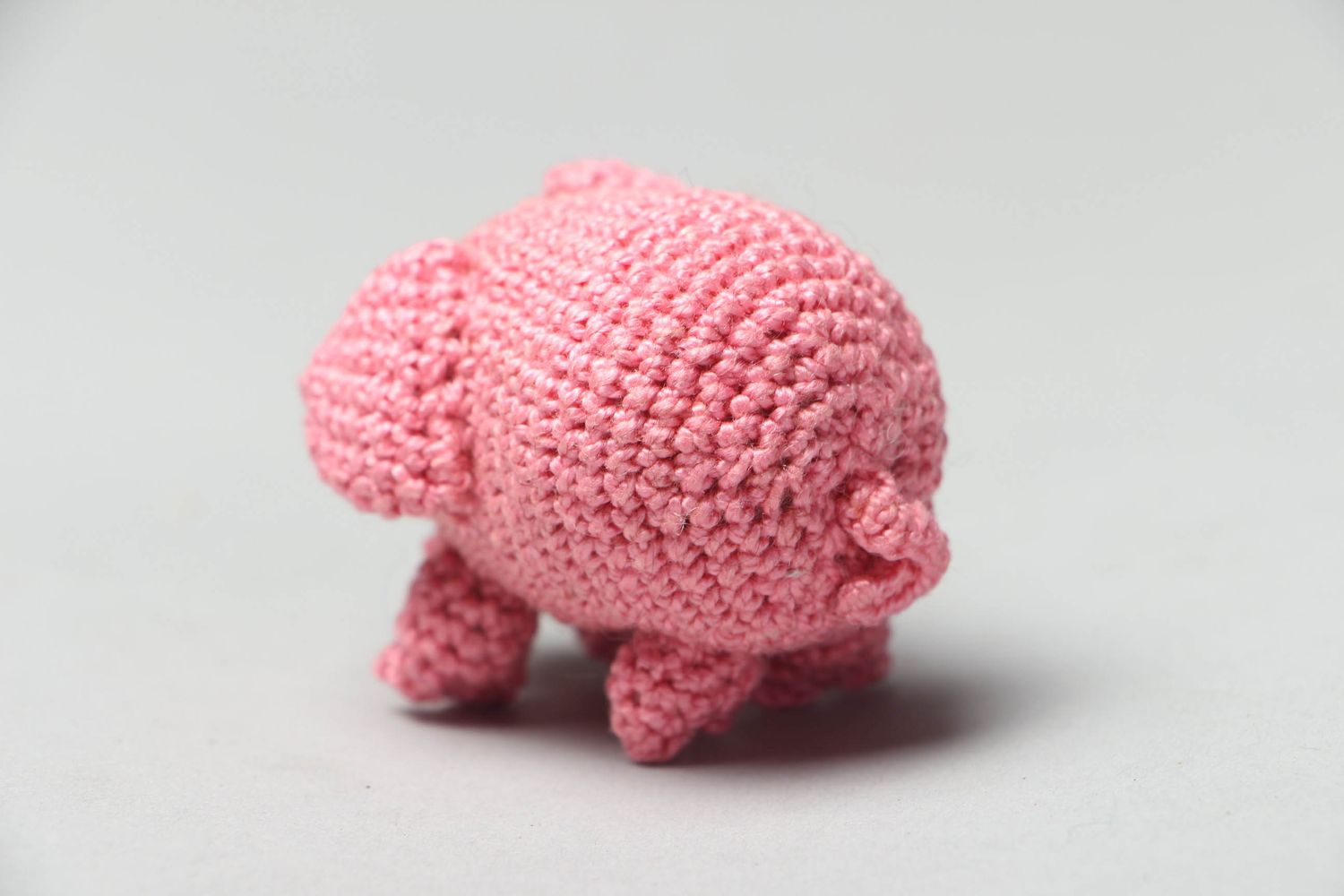 Hand crochet toy Pig photo 3