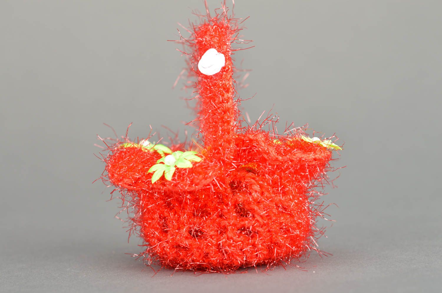 Deko Osterkorb mit Küken Spielzeug für Haus Dekor klein handgemacht schön foto 3