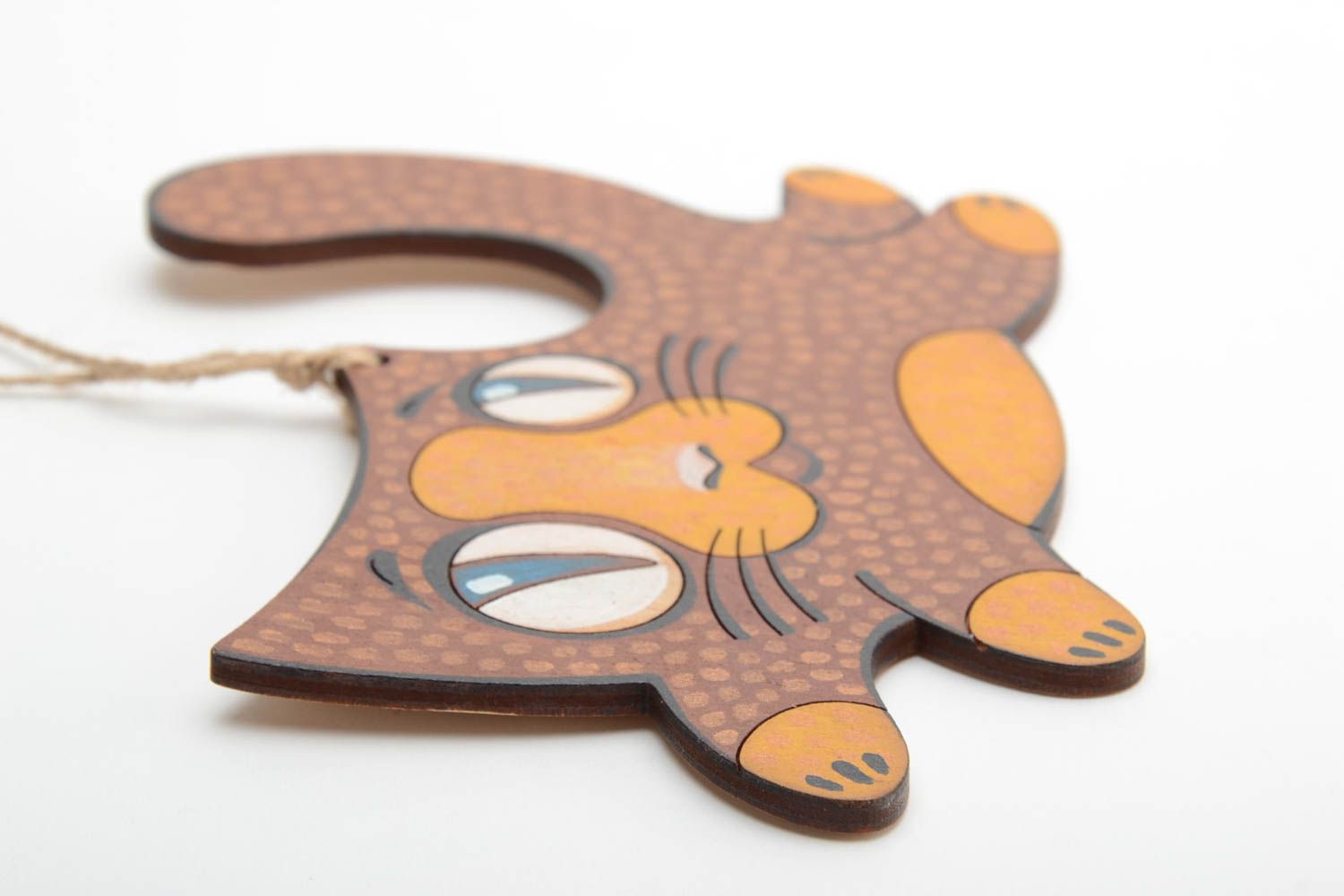 Handgemachtes bemaltes Öko Spielzeug aus Furnierholz für Spiele und Dekoration foto 4